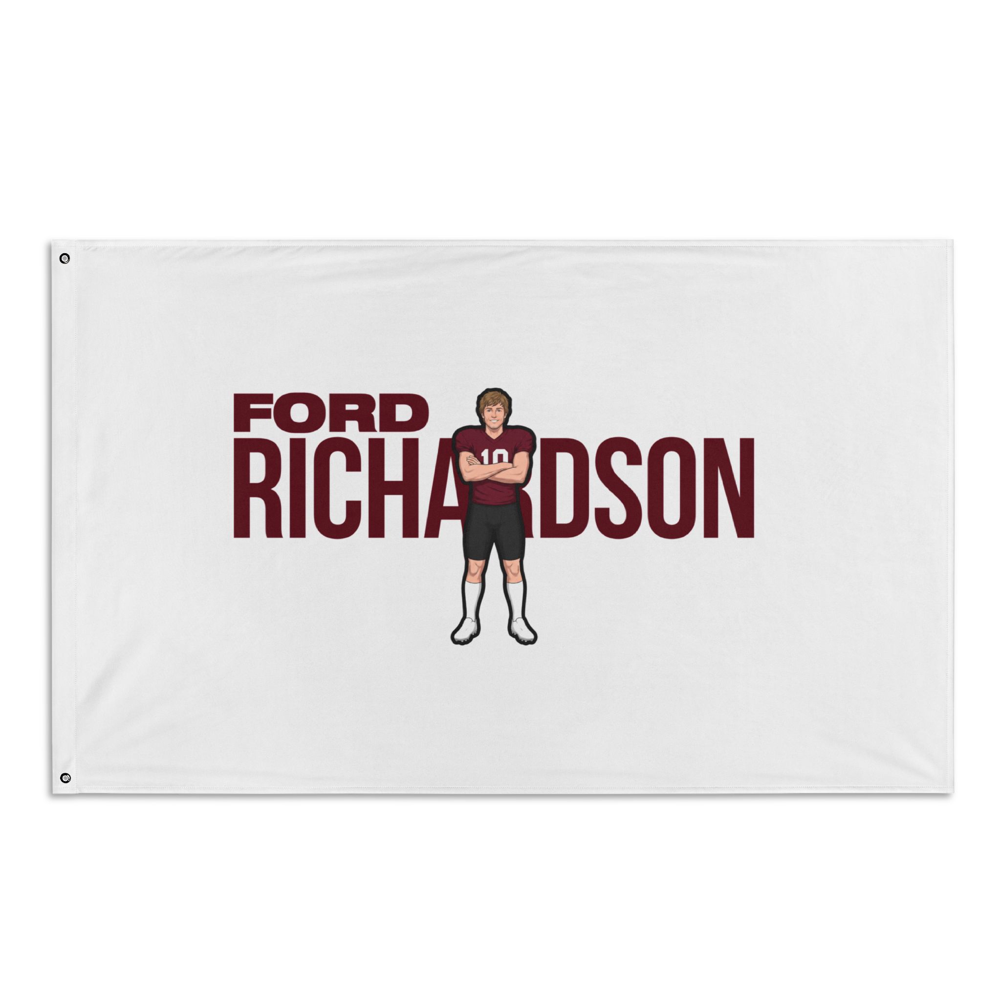 Flag (35 × 56 in) — character_player_name in Classic