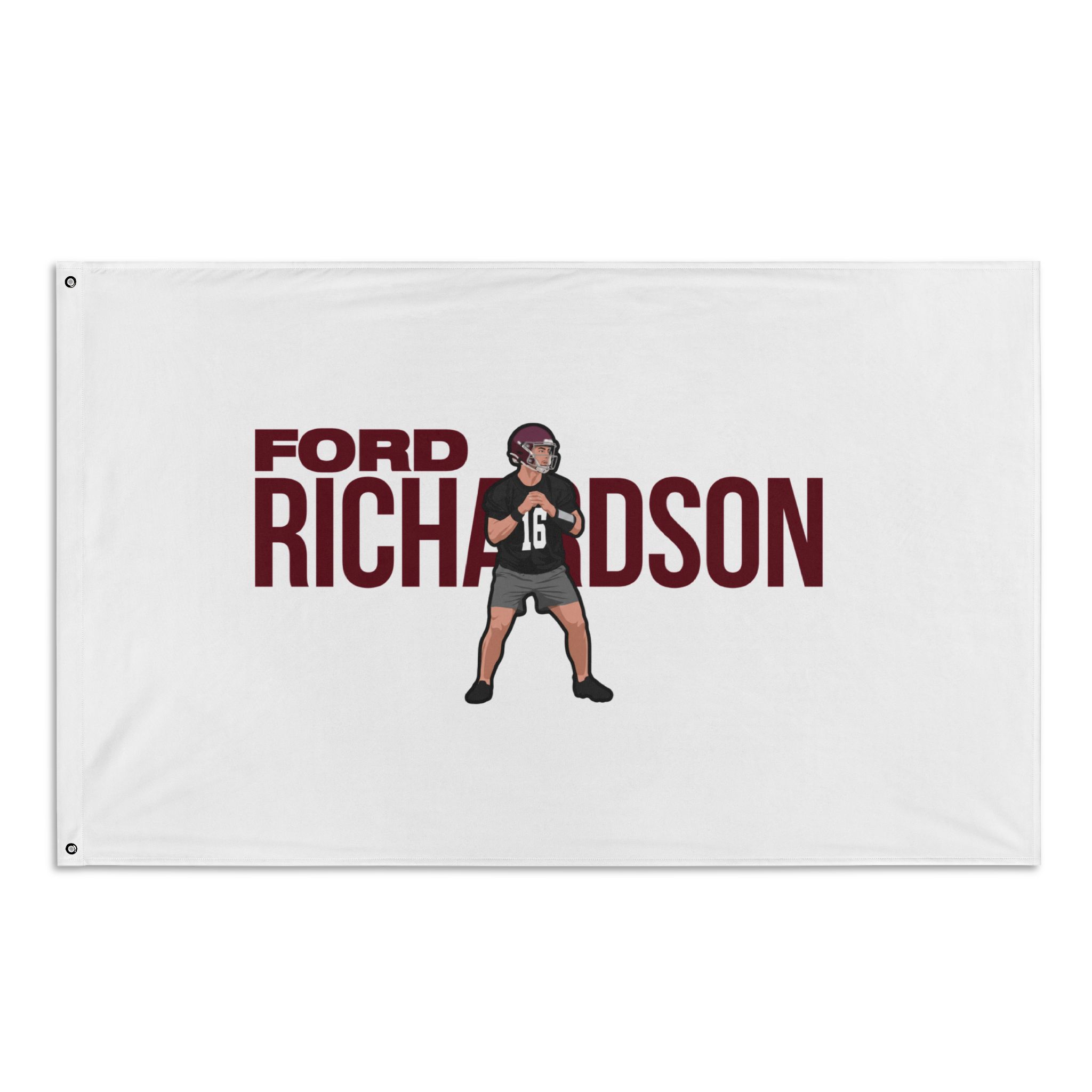 Flag (35 × 56 in) — character_player_name in Classic