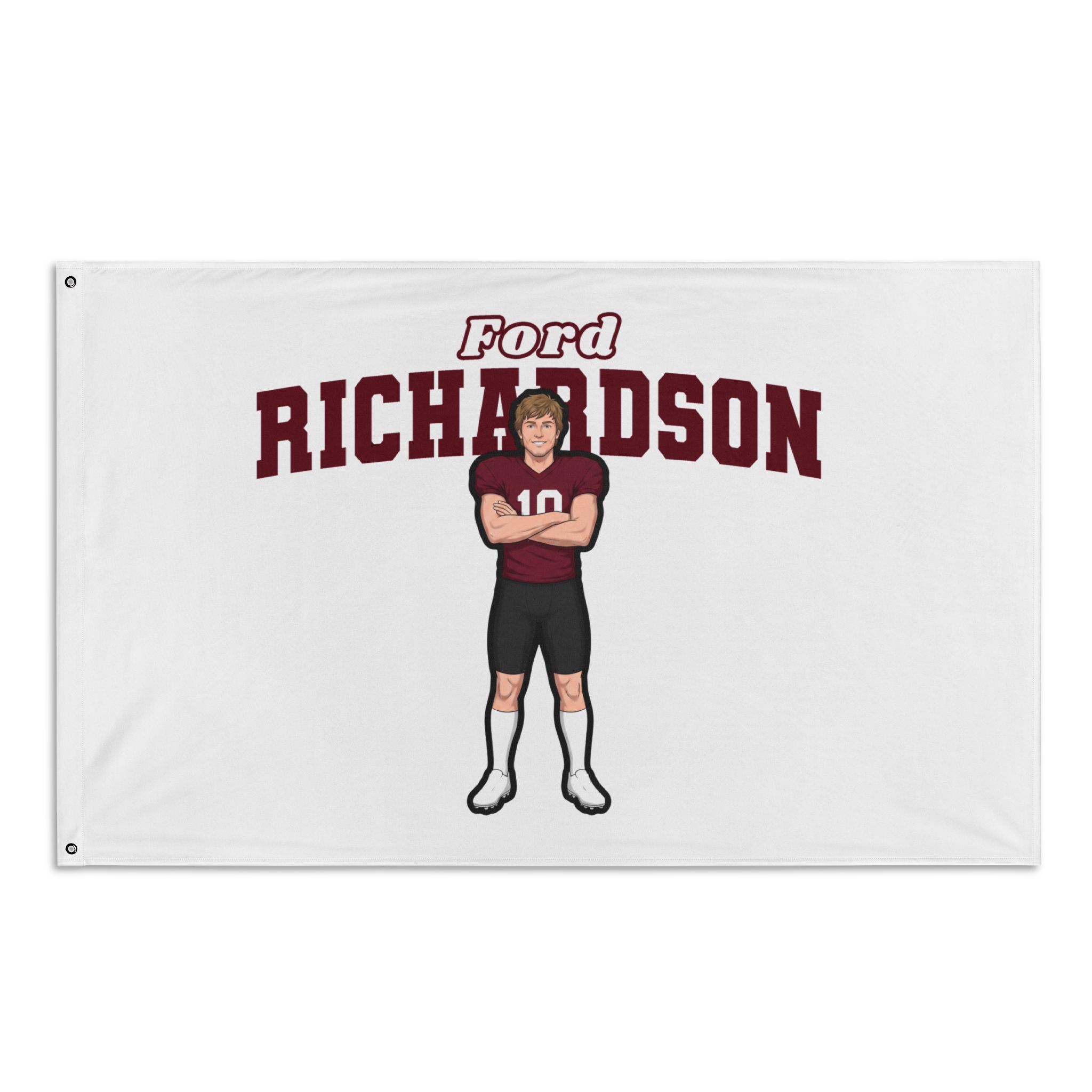 Flag (35 × 56 in) — character_name_arch in Classic