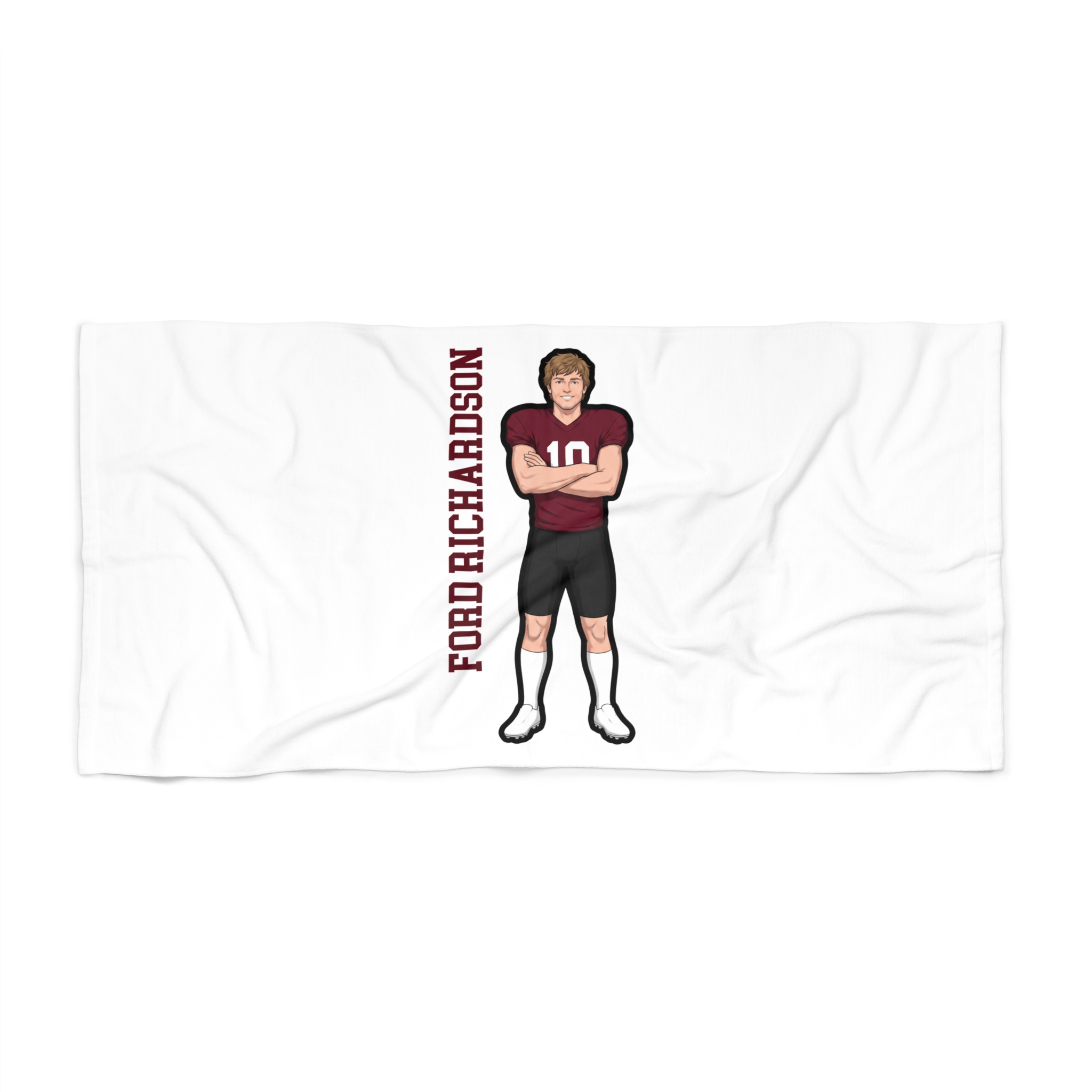 Beach Towel — character_name_vertical in Classic