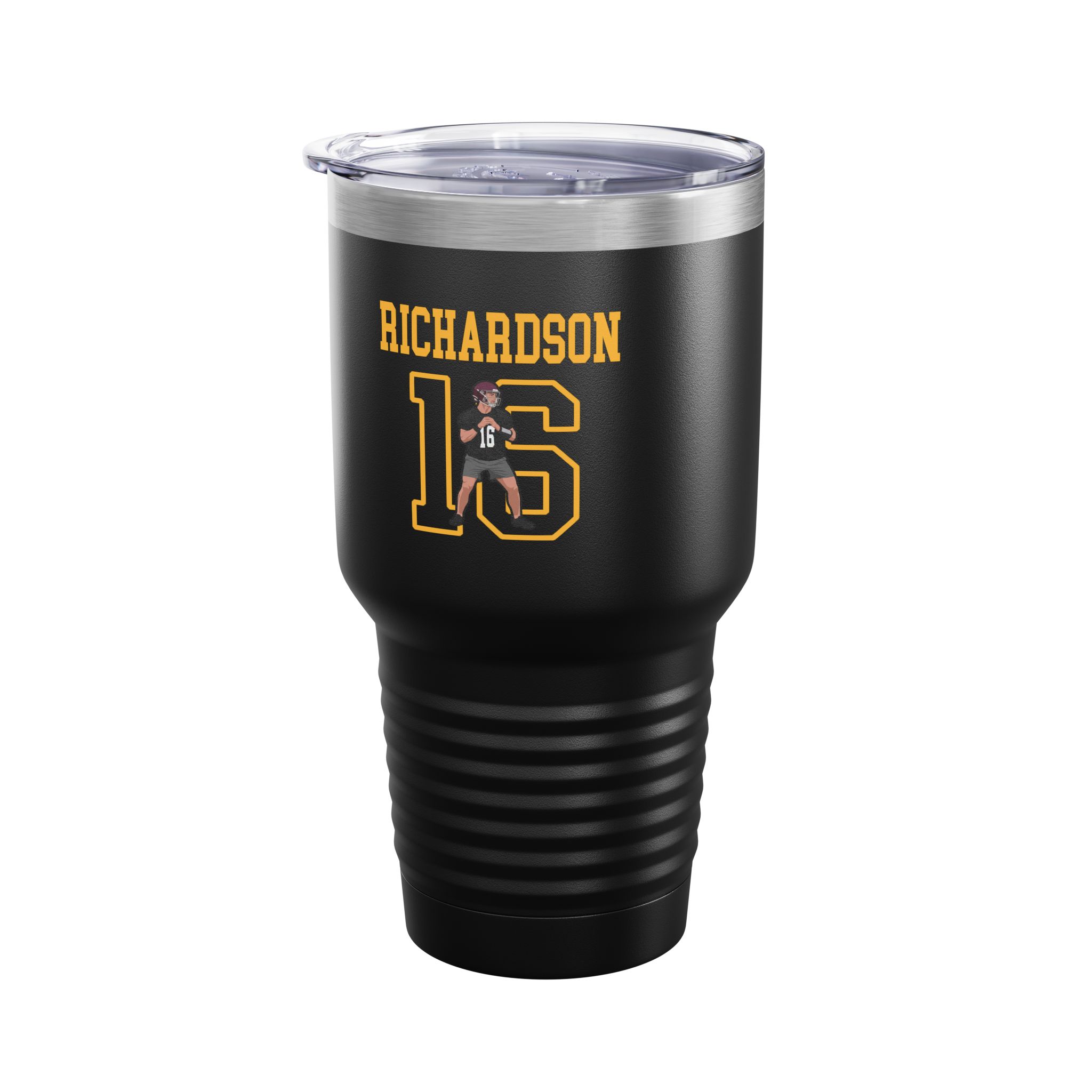 30oz Tumbler — character_shirsey in Black