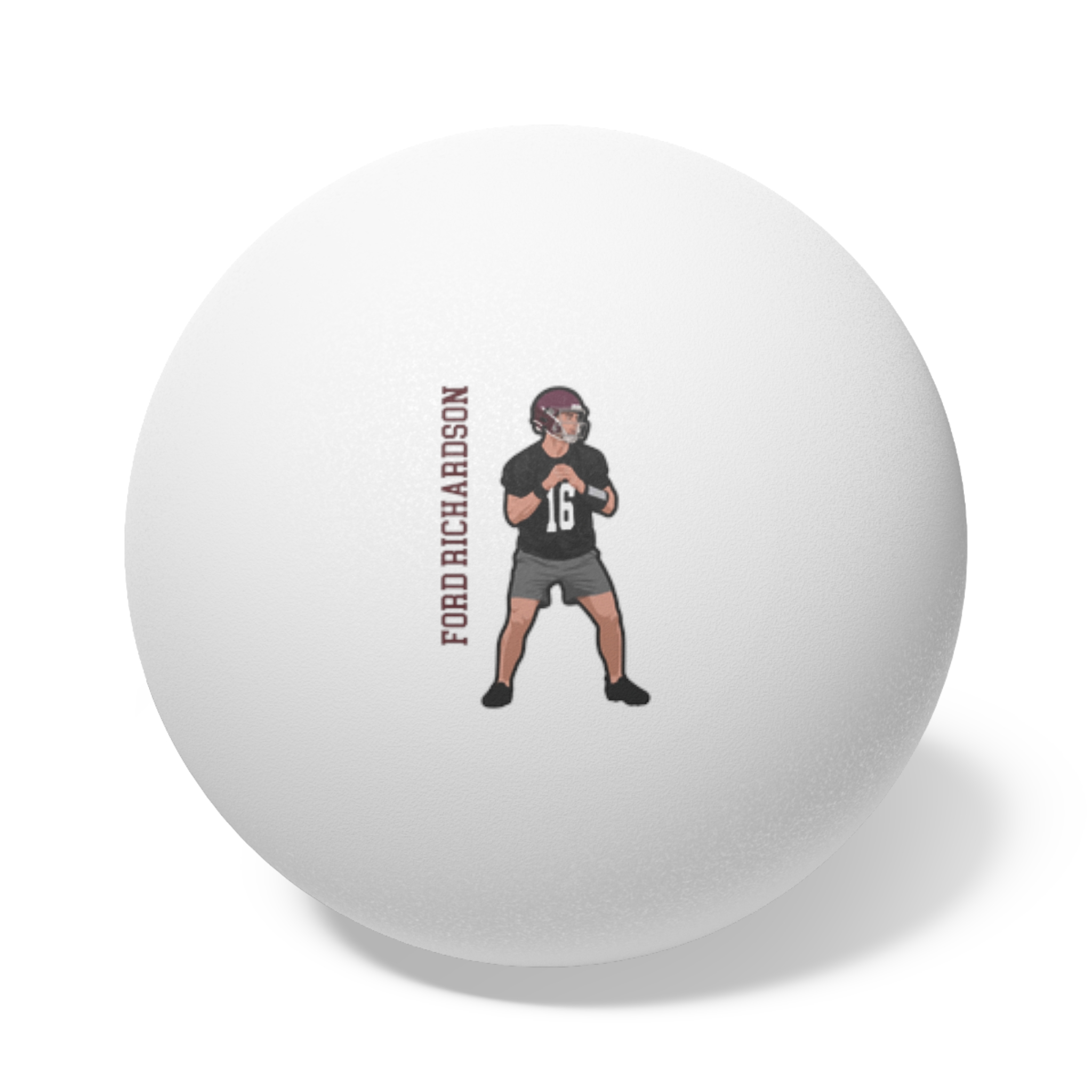 Ping Pong Balls, 6 pcs — character_name_vertical in White