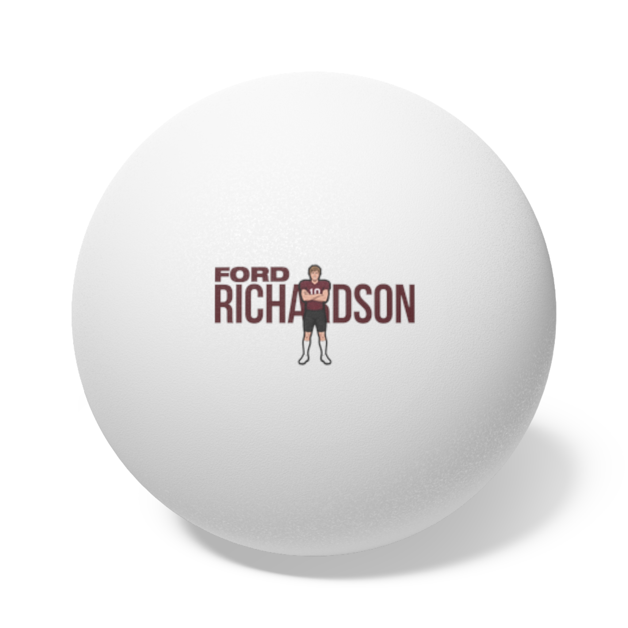 Ping Pong Balls, 6 pcs — character_player_name in White