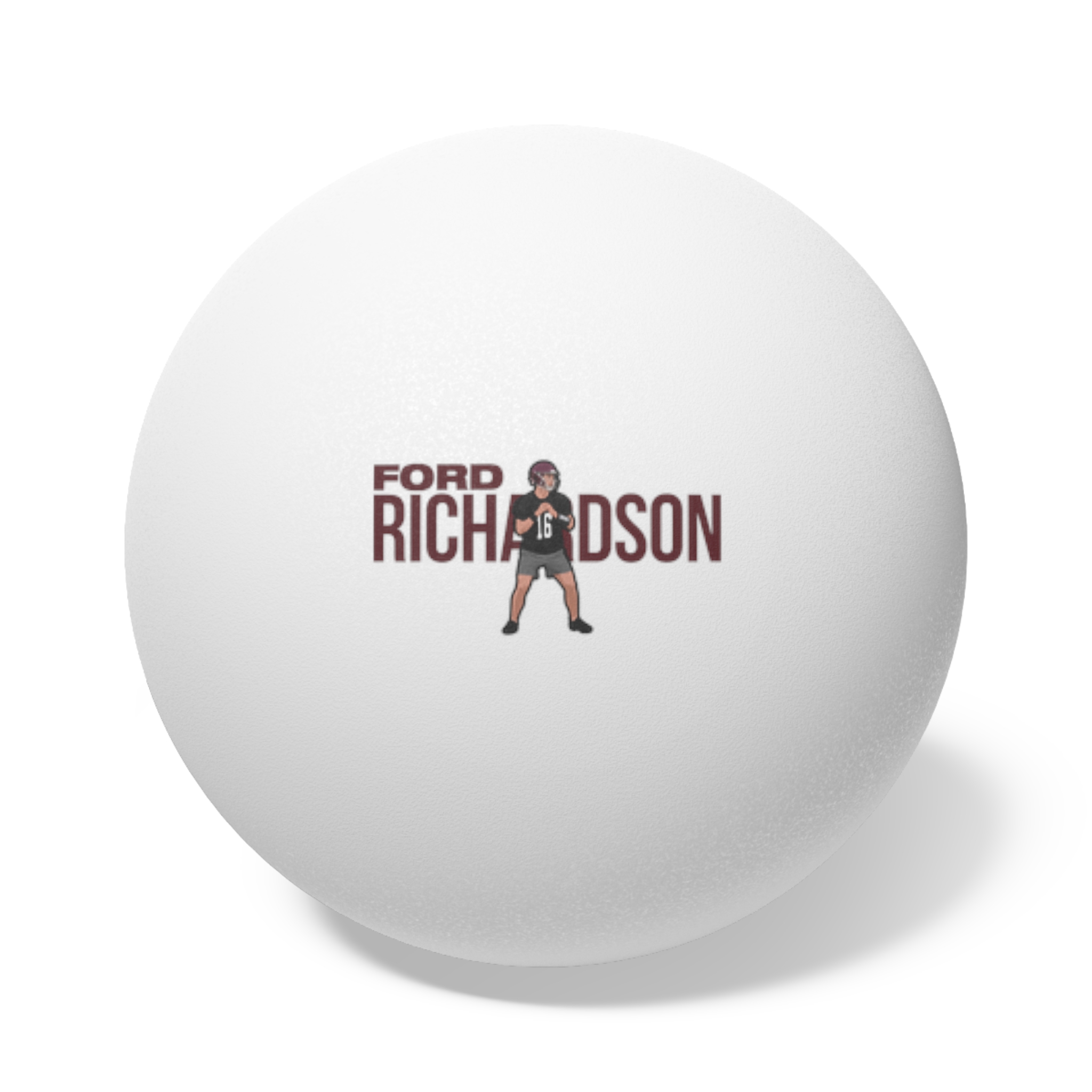 Ping Pong Balls, 6 pcs — character_player_name in White