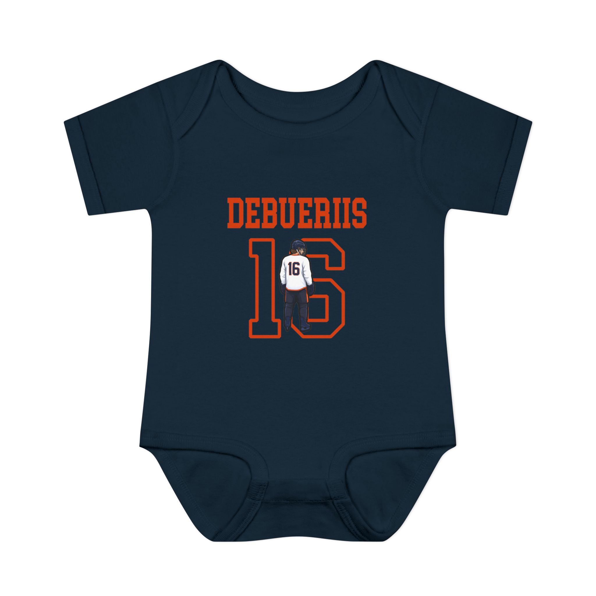 Baby Onesie — character_shirsey in Navy