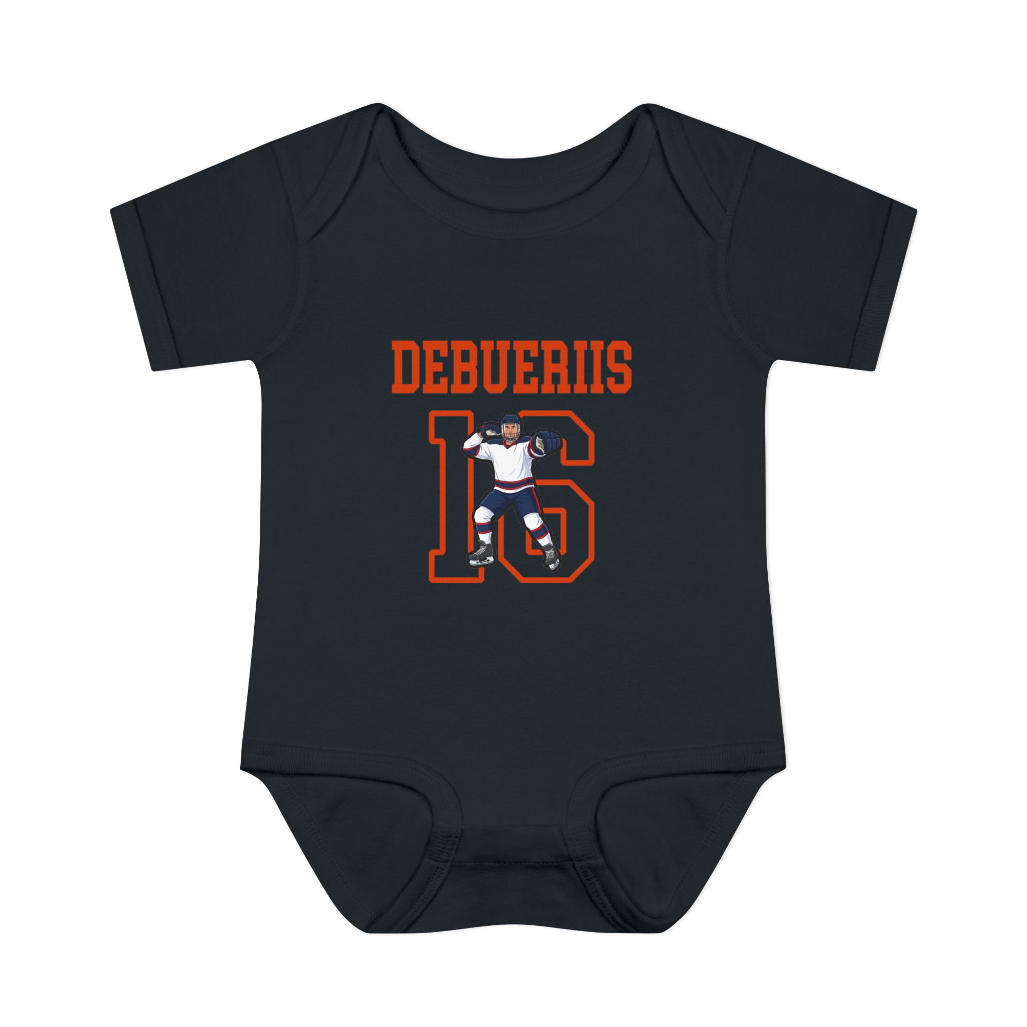 Baby Onesie — character_shirsey in Black