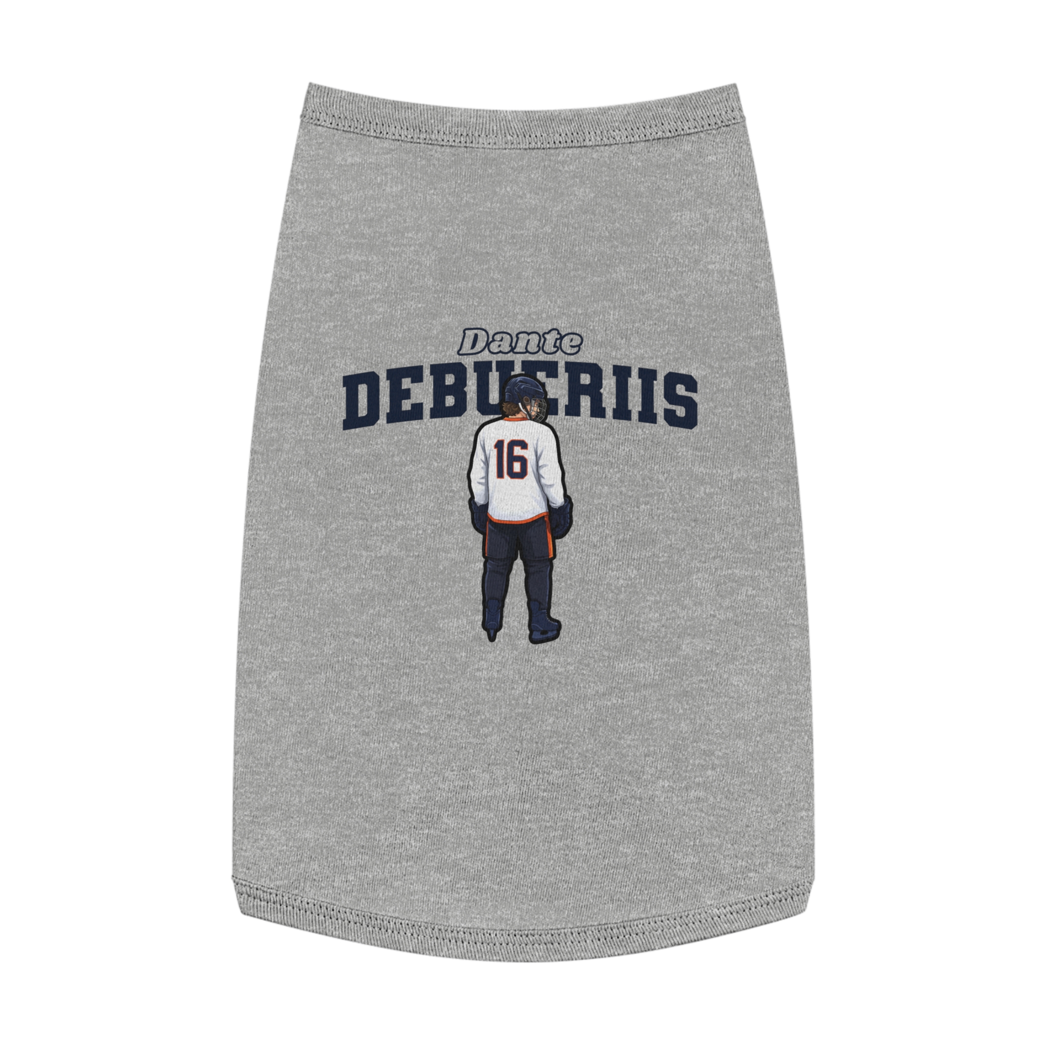 Pet Tank Top — character_name_arch in White