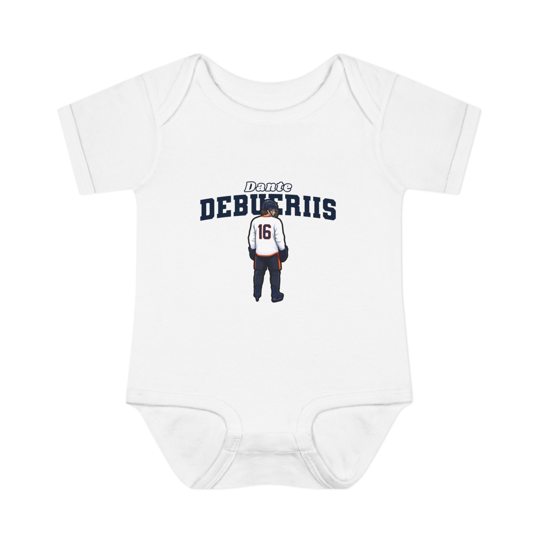 Baby Onesie — character_name_arch in White