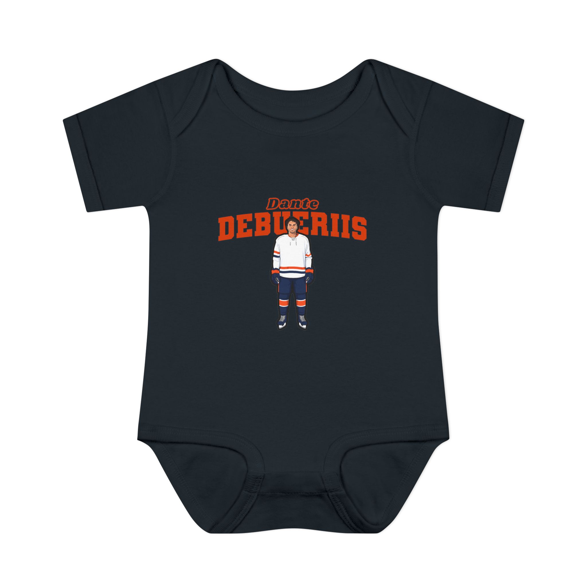 Baby Onesie — character_name_arch in Black