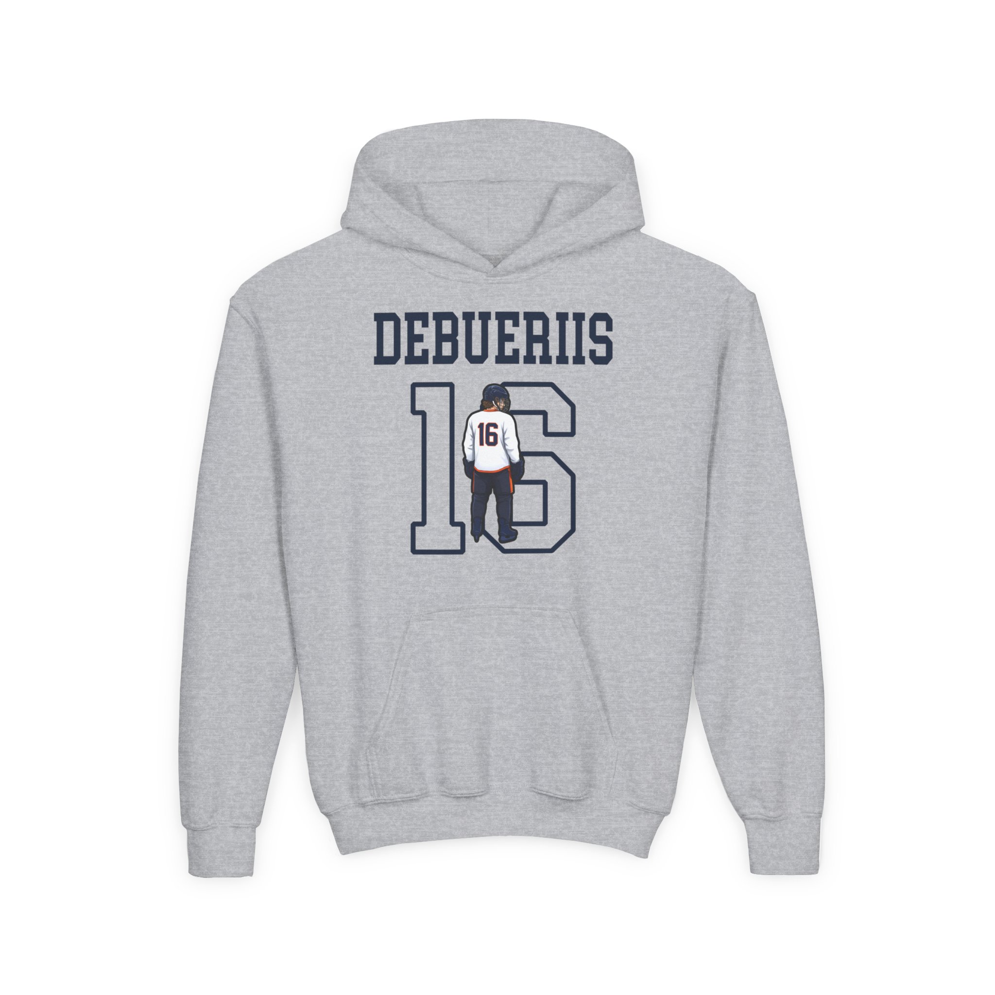 Youth Hoodie — character_shirsey in Grey