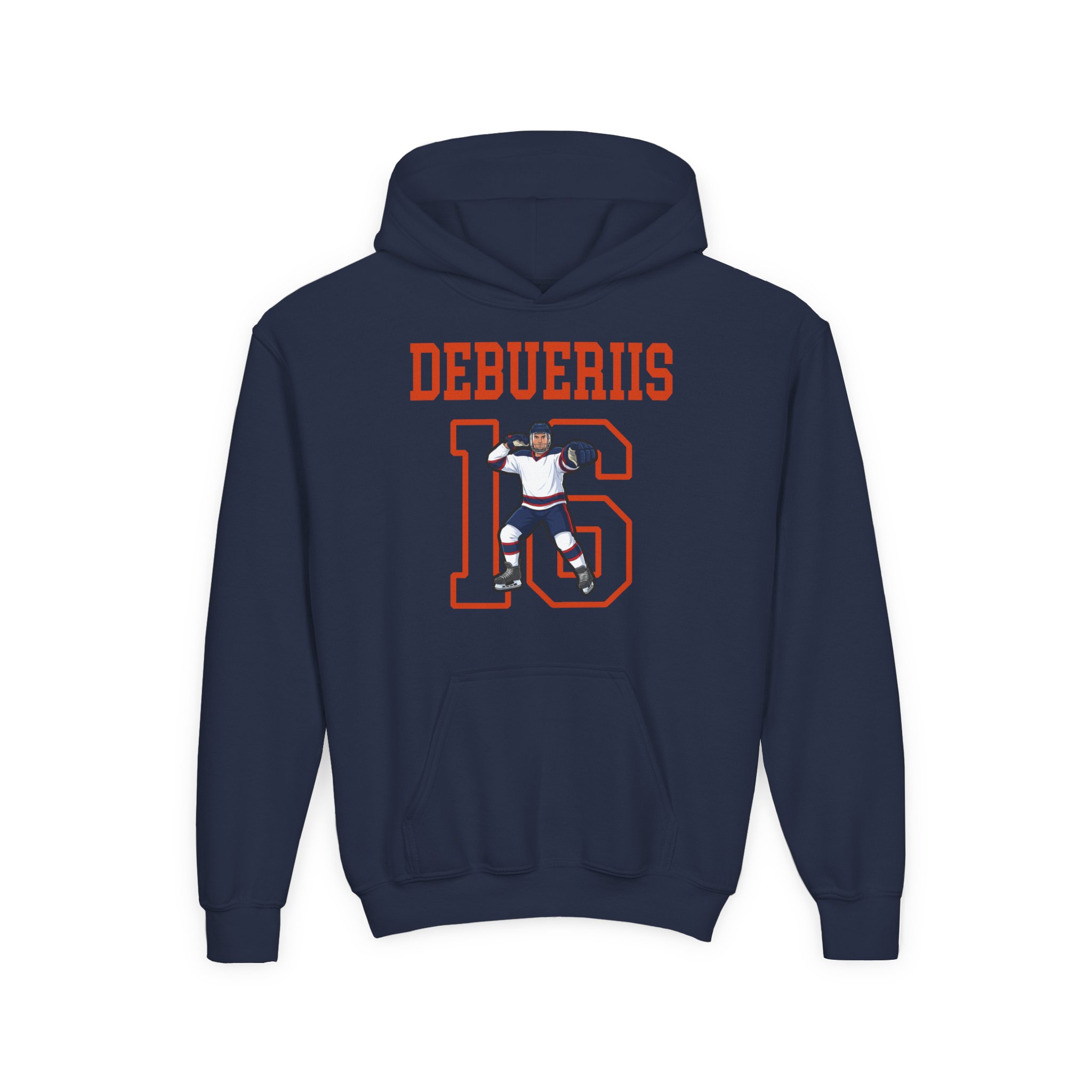 Youth Hoodie — character_shirsey in Navy