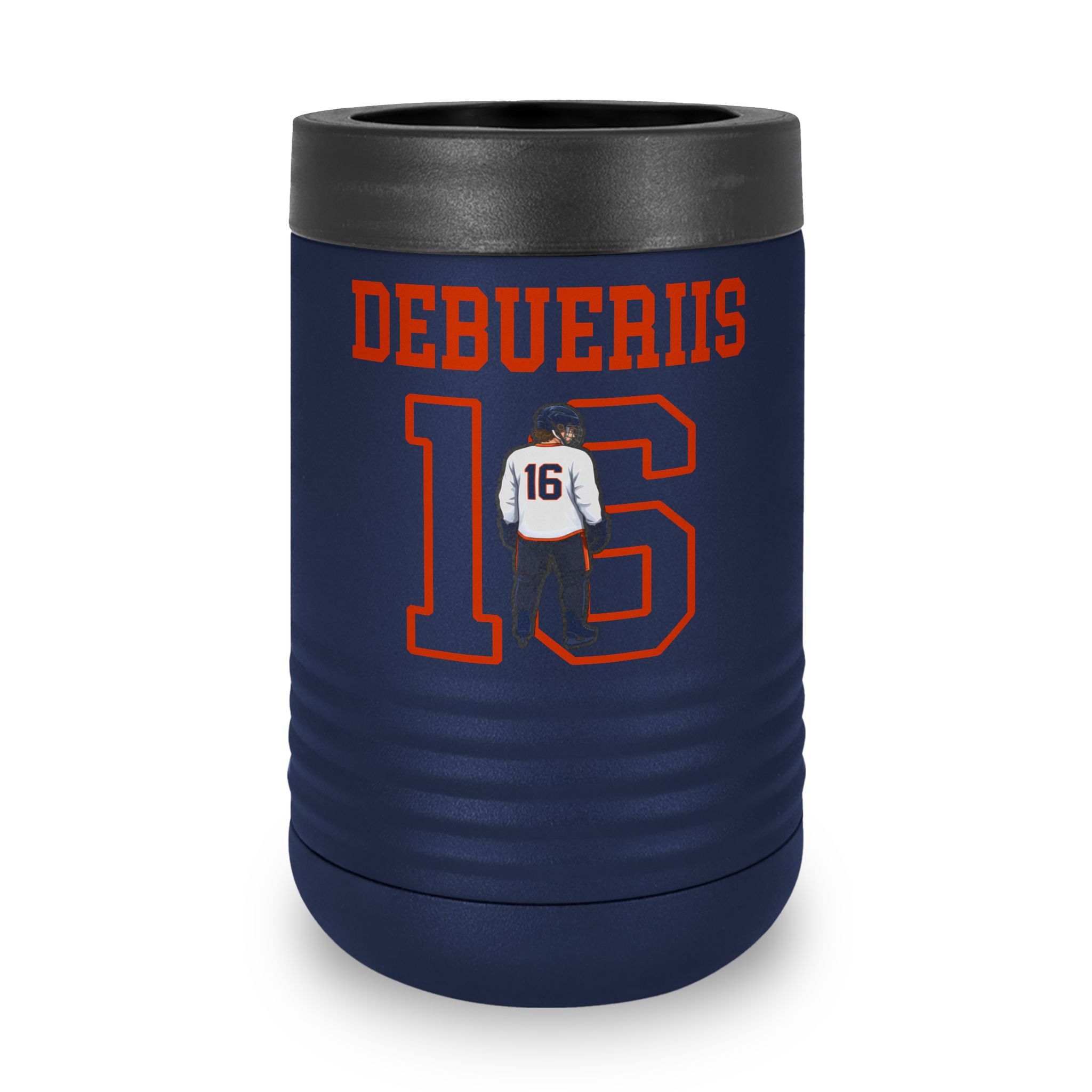 Stainless Can Cooler — character_shirsey in Navy