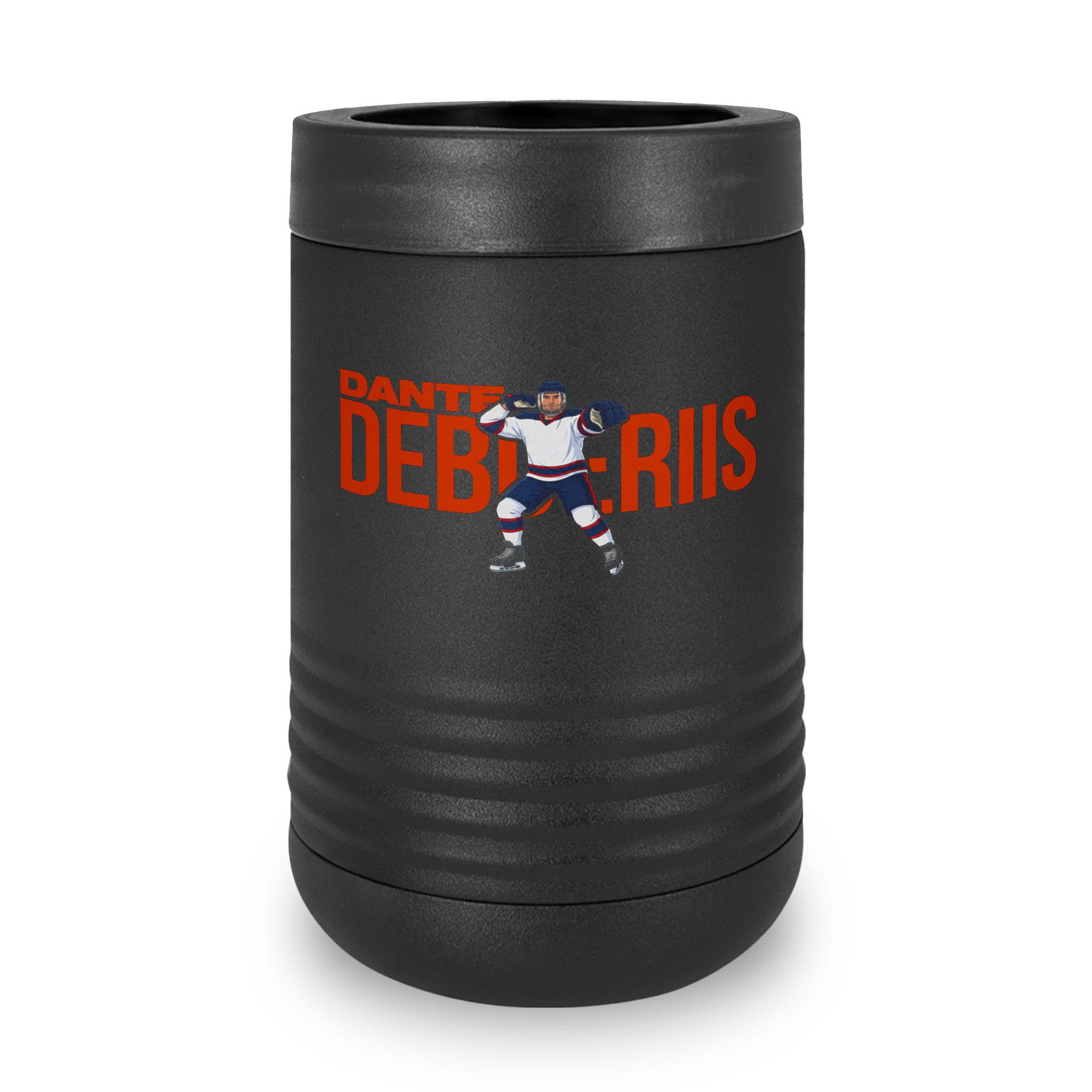 Stainless Can Cooler — character_player_name in Black
