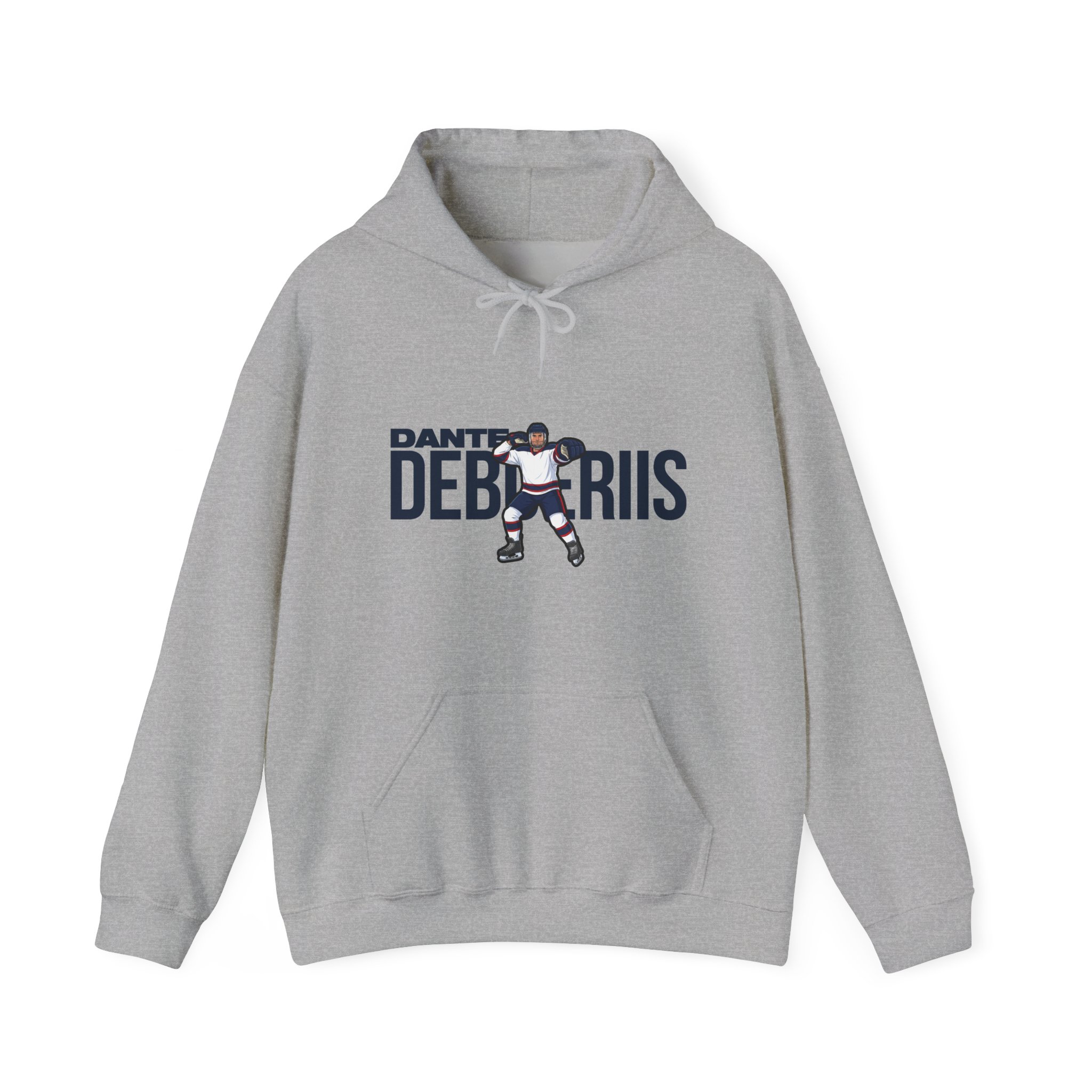 Hoodie — character_player_name in Grey