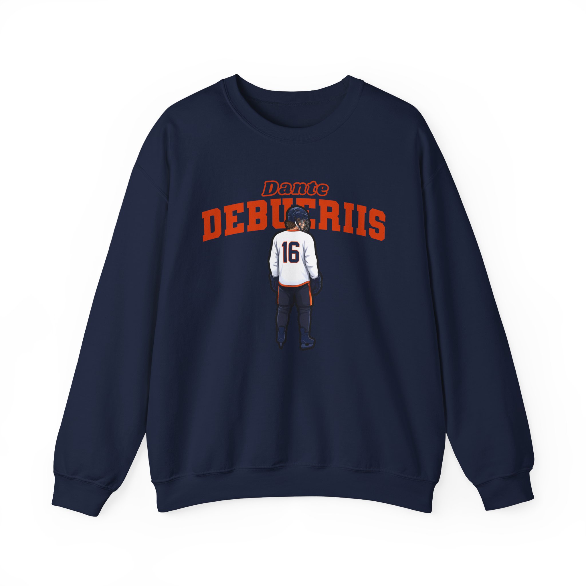 Crewneck Sweatshirt — character_name_arch in Navy