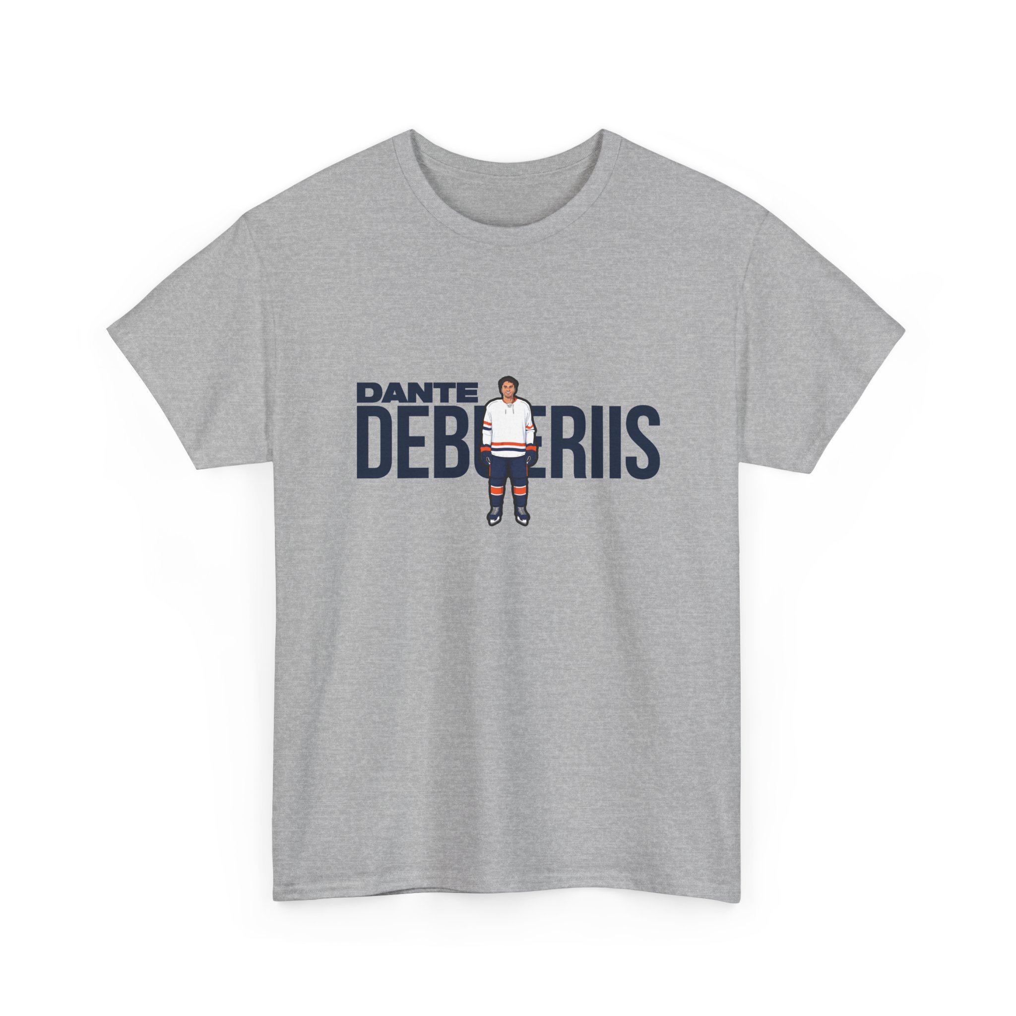 Tee — character_player_name in Grey