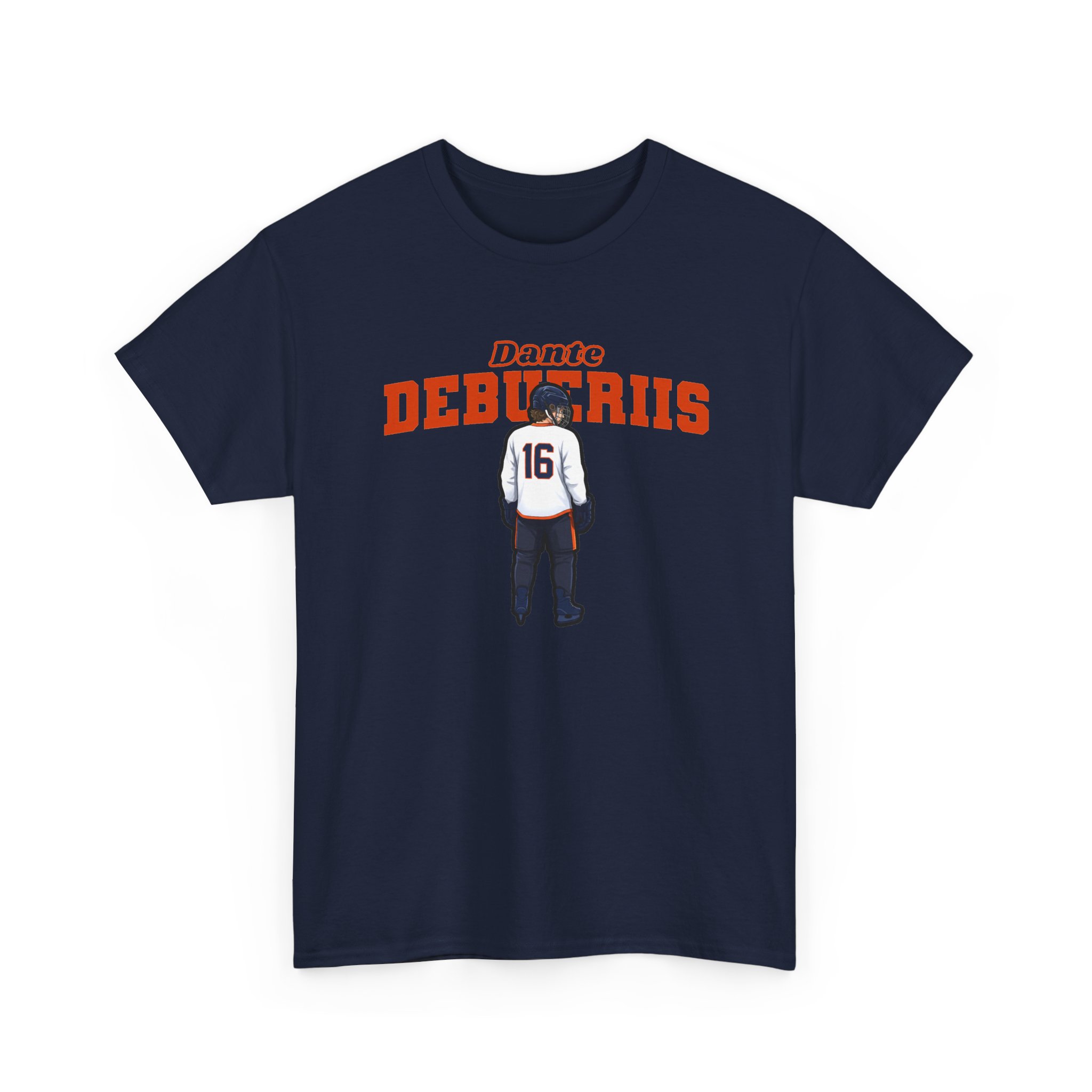 Tee — character_name_arch in Navy