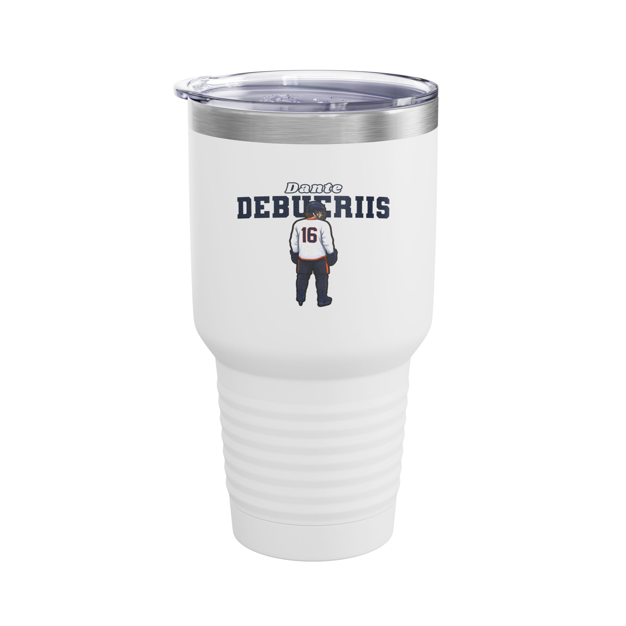 30oz Tumbler — character_name_arch in White