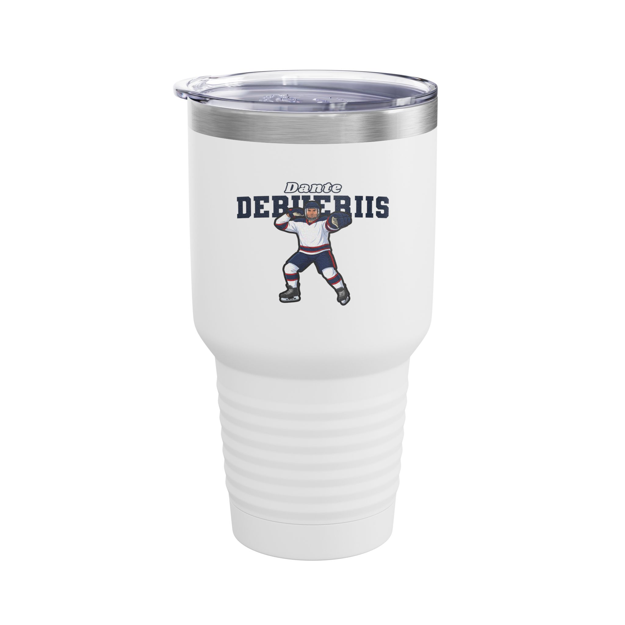 30oz Tumbler — character_name_arch in White