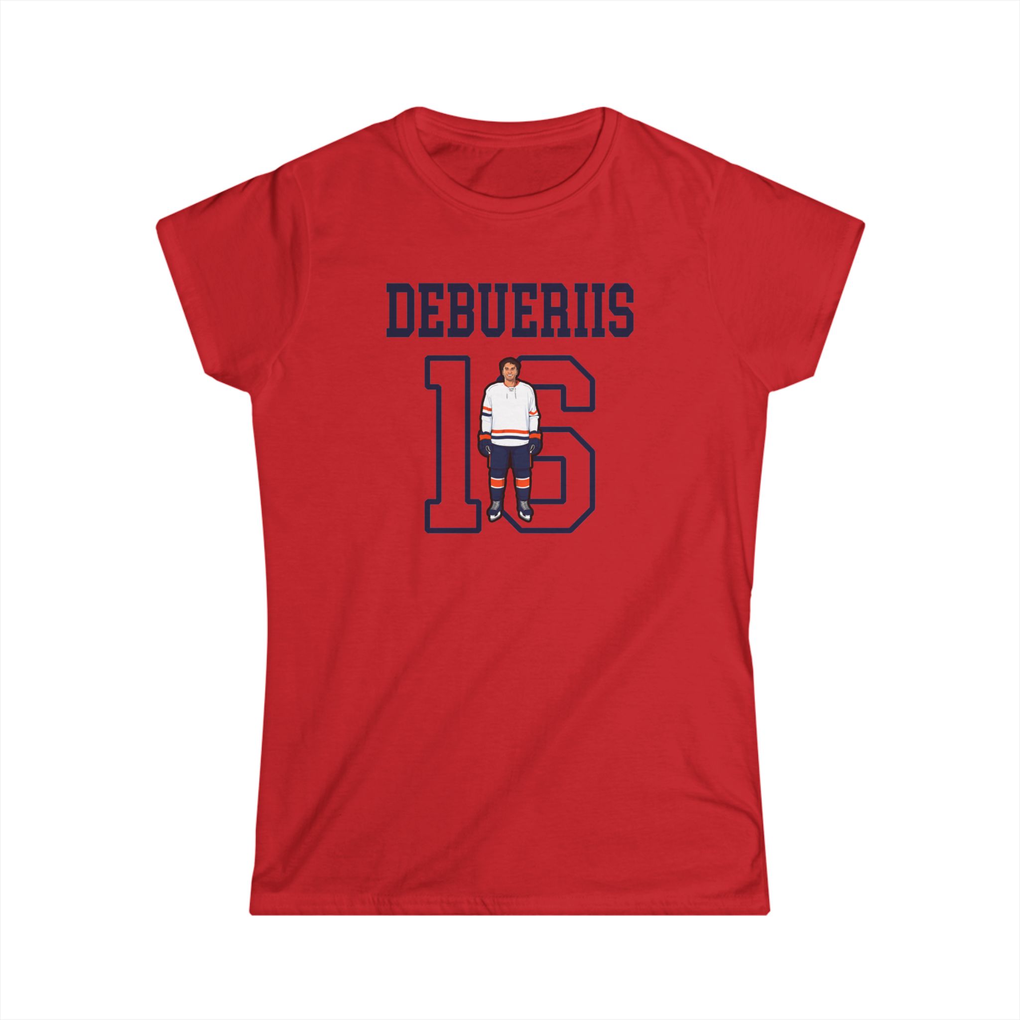 Women's Softstyle Tee — character_shirsey in Red