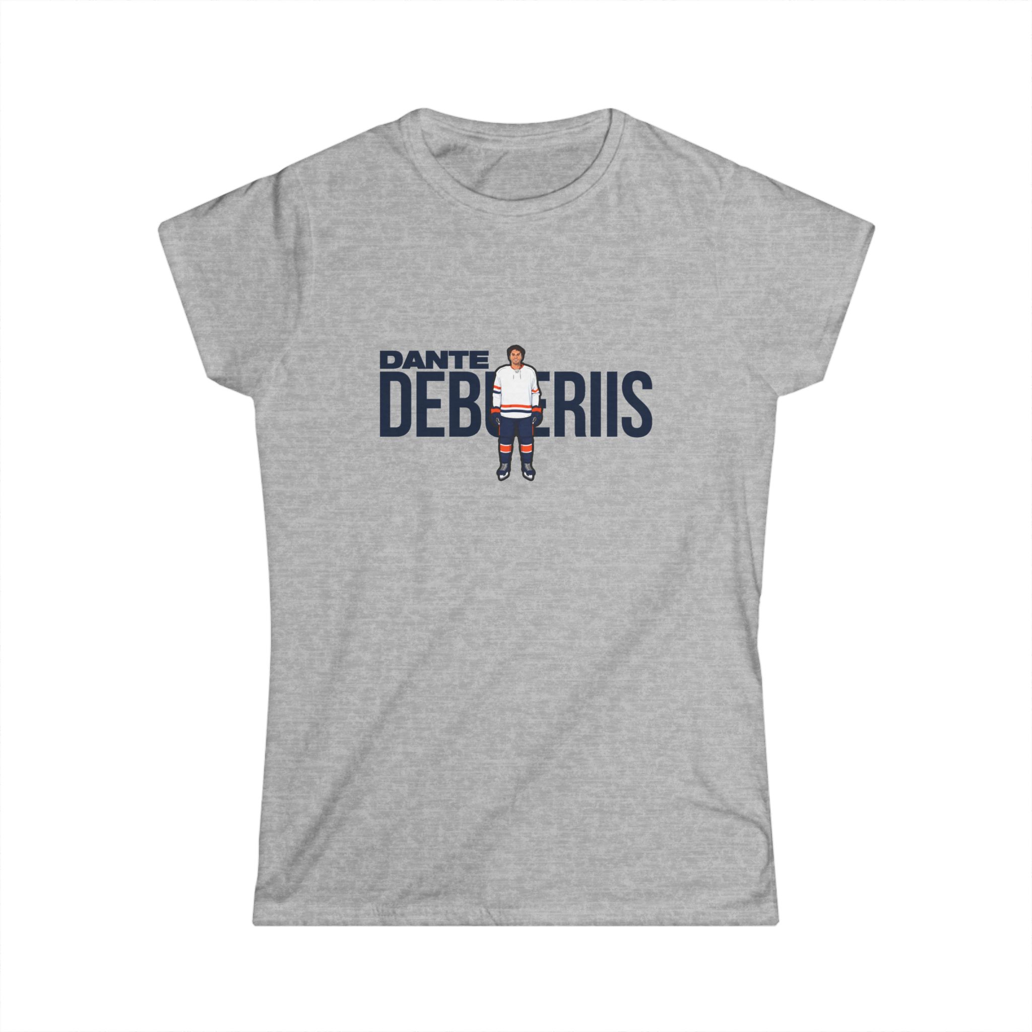 Women's Softstyle Tee — character_player_name in Grey