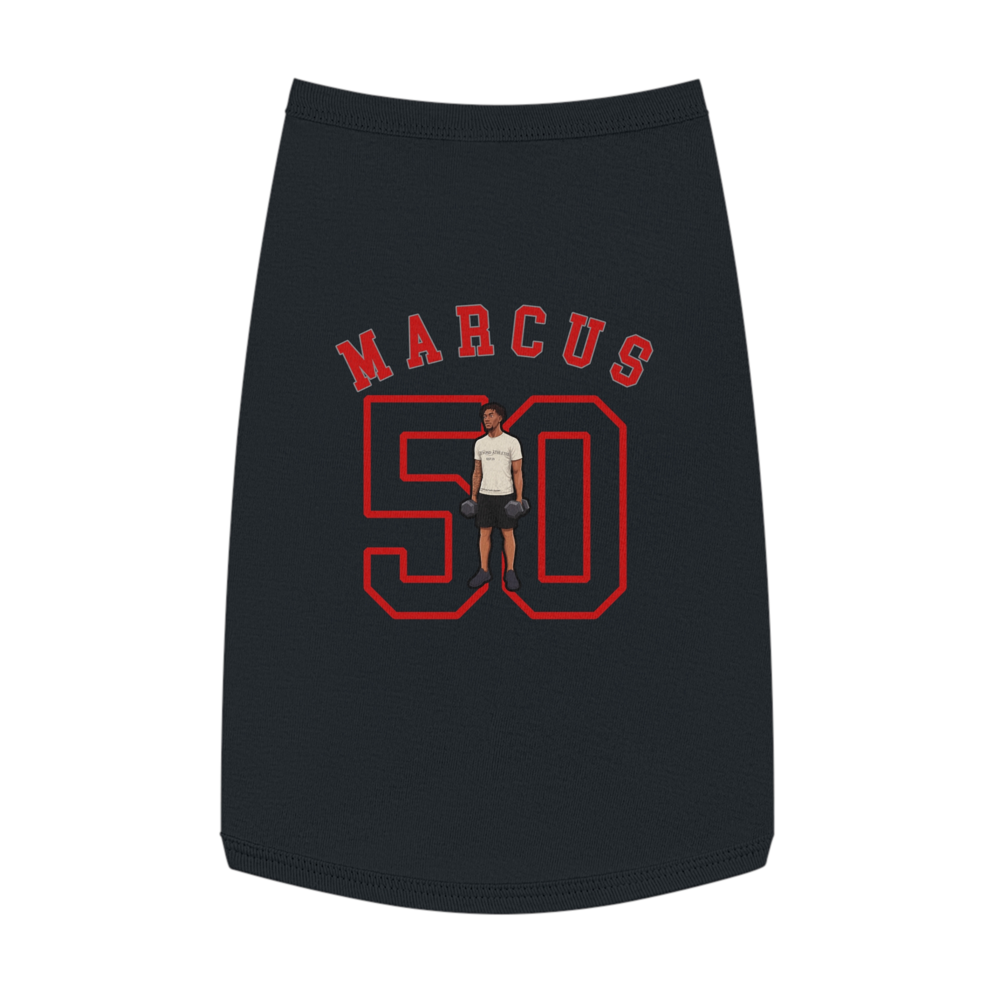 Pet Tank Top — character_shirsey_arch in White