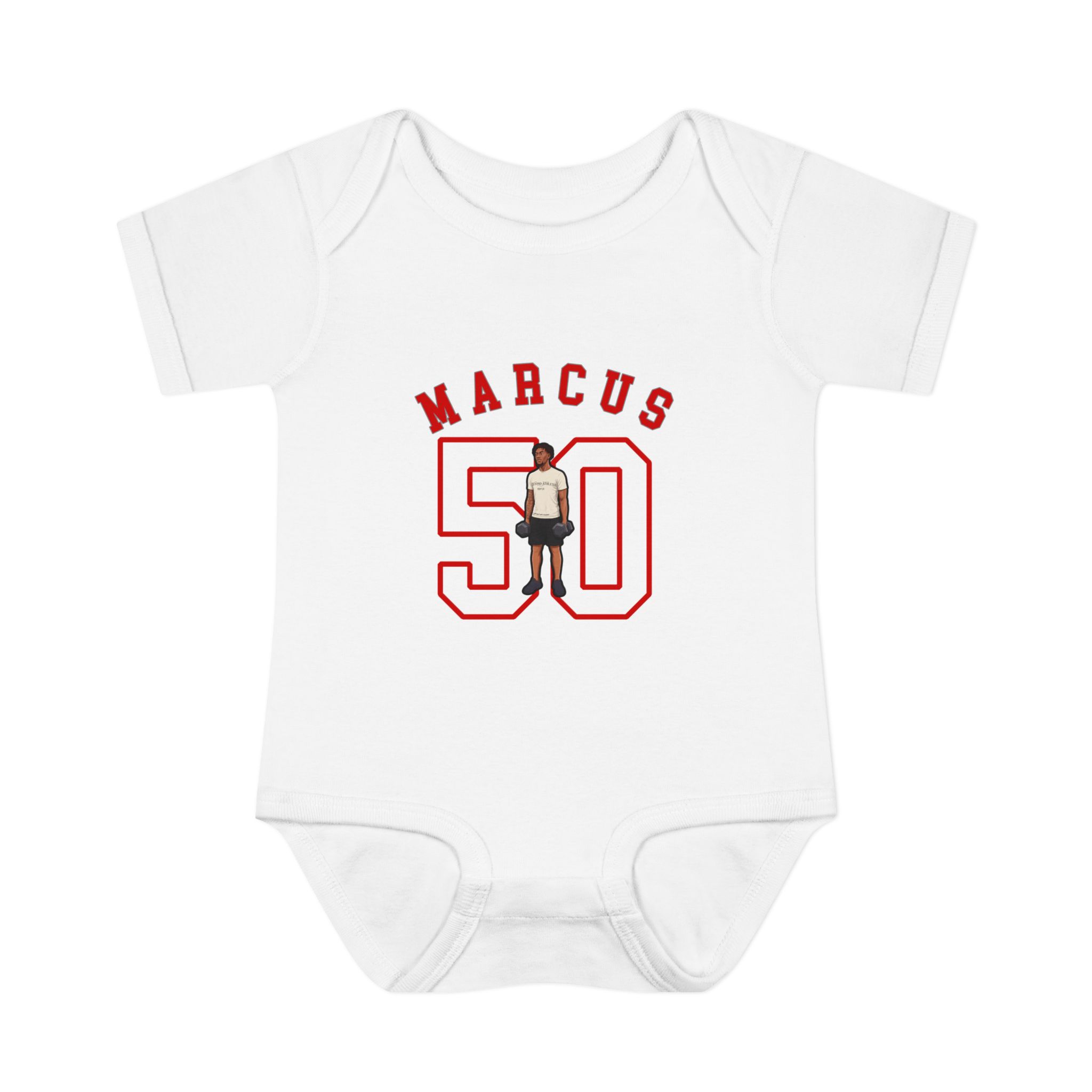 Baby Onesie — character_shirsey_arch in White