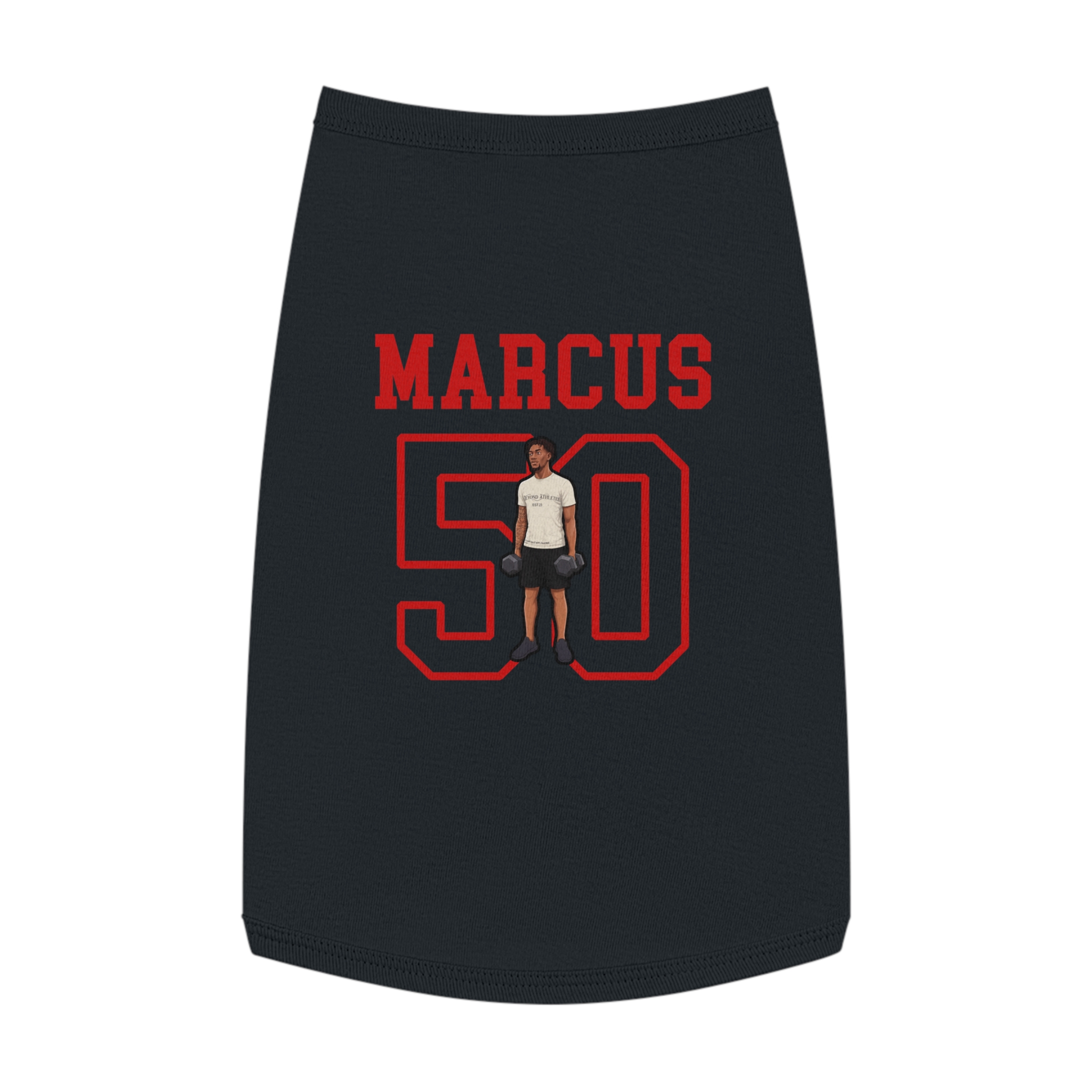 Pet Tank Top — character_shirsey in Black