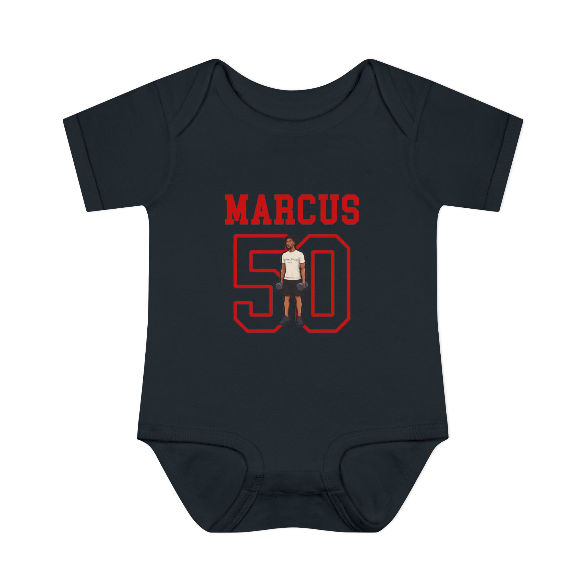 Baby Onesie — character_shirsey in Black