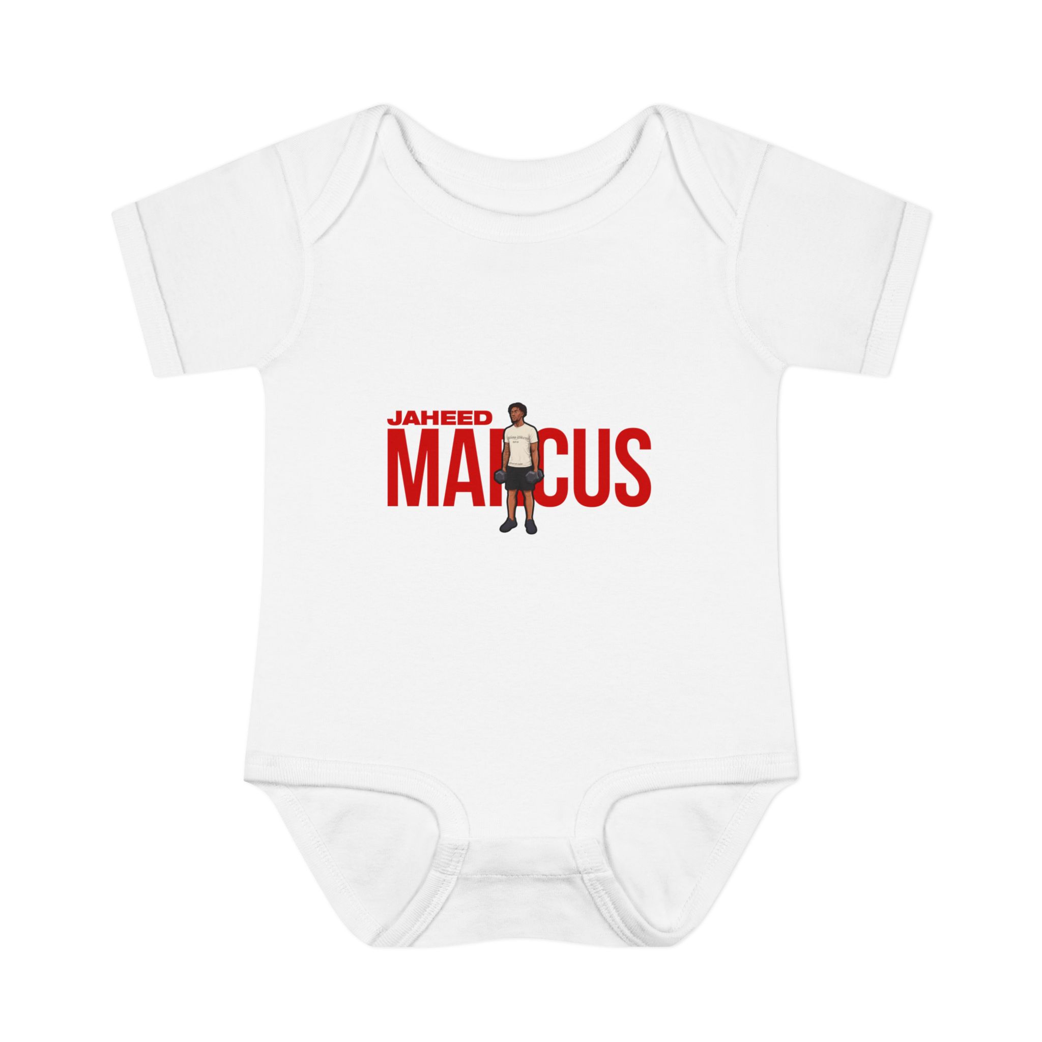 Baby Onesie — character_player_name in White