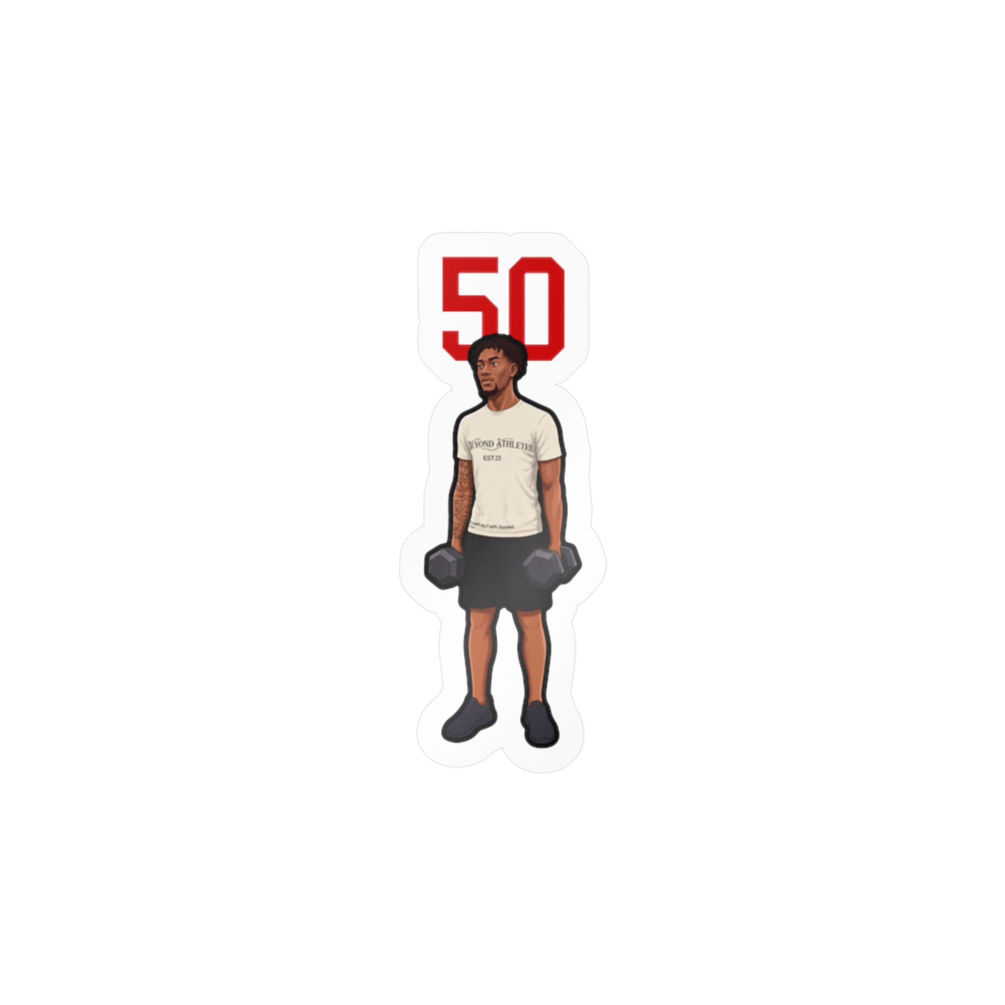Vinyl Sticker — character_number_top in Classic