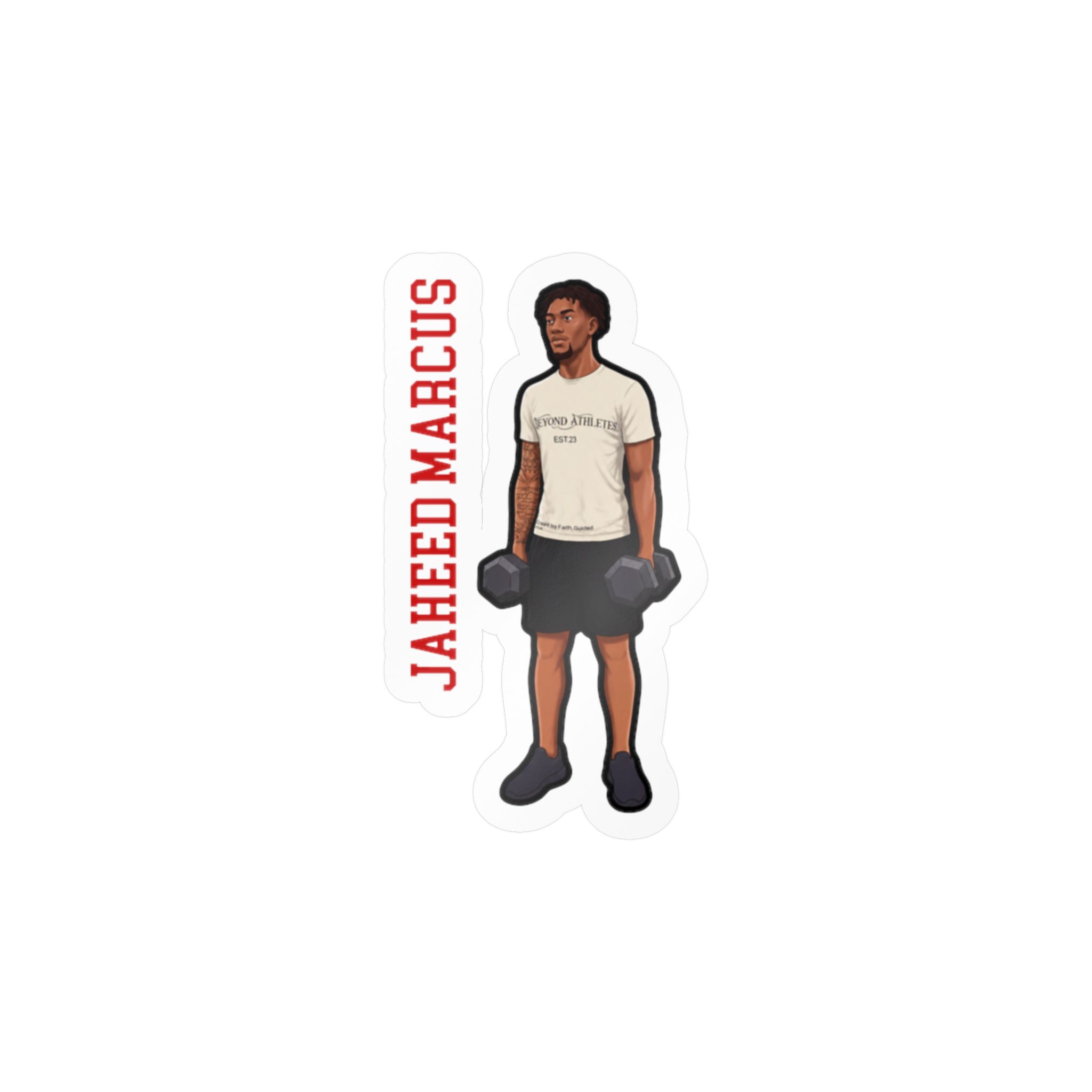 Vinyl Sticker — character_name_vertical in Classic