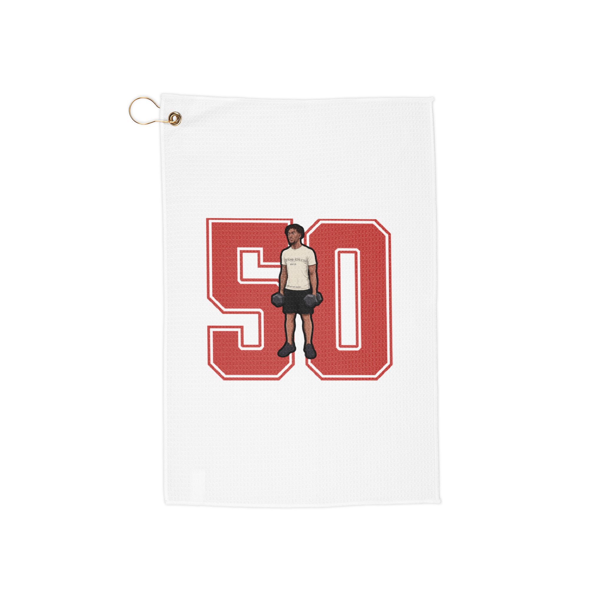 Golf Towel — character_number in Classic