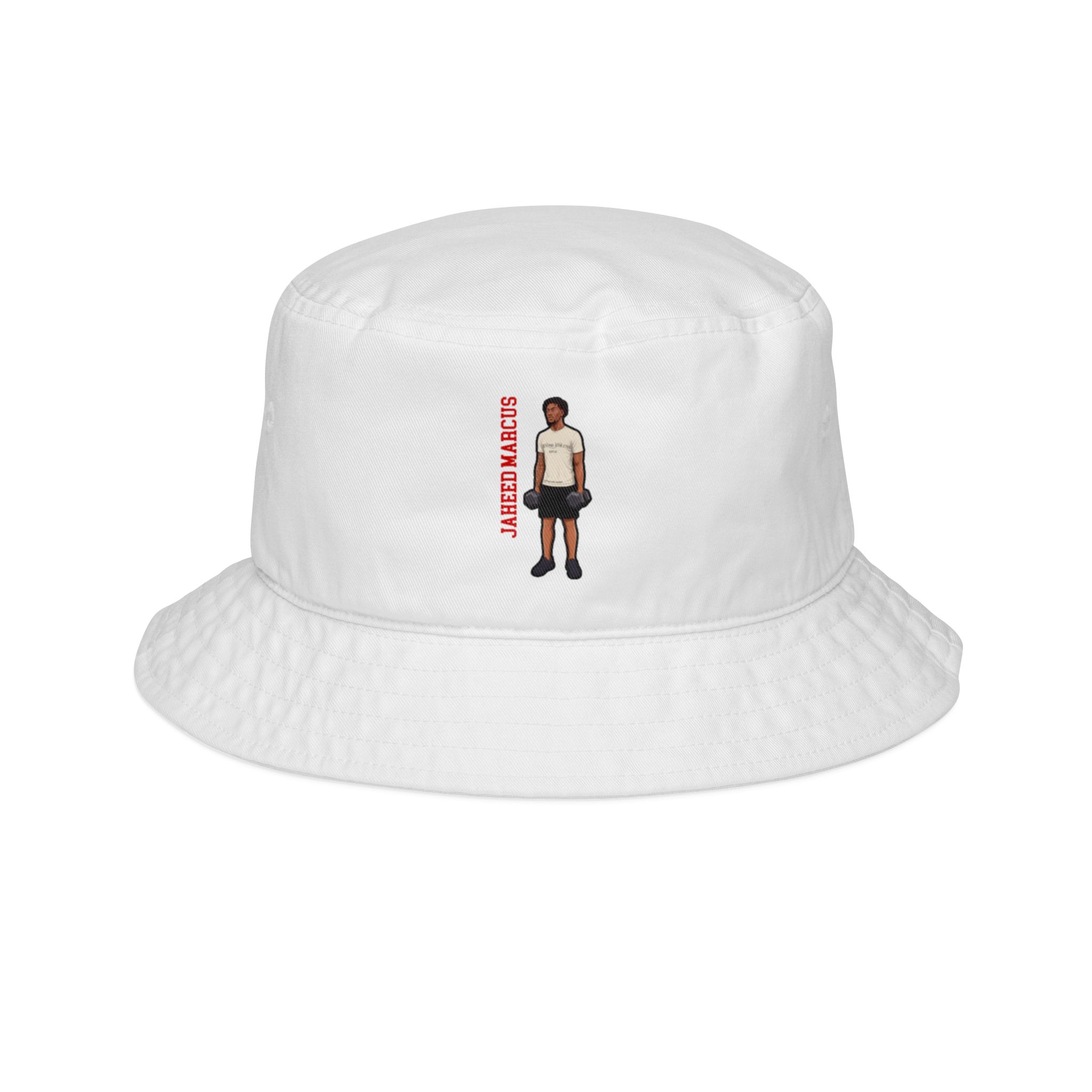 Bucket Hat — character_name_vertical in White