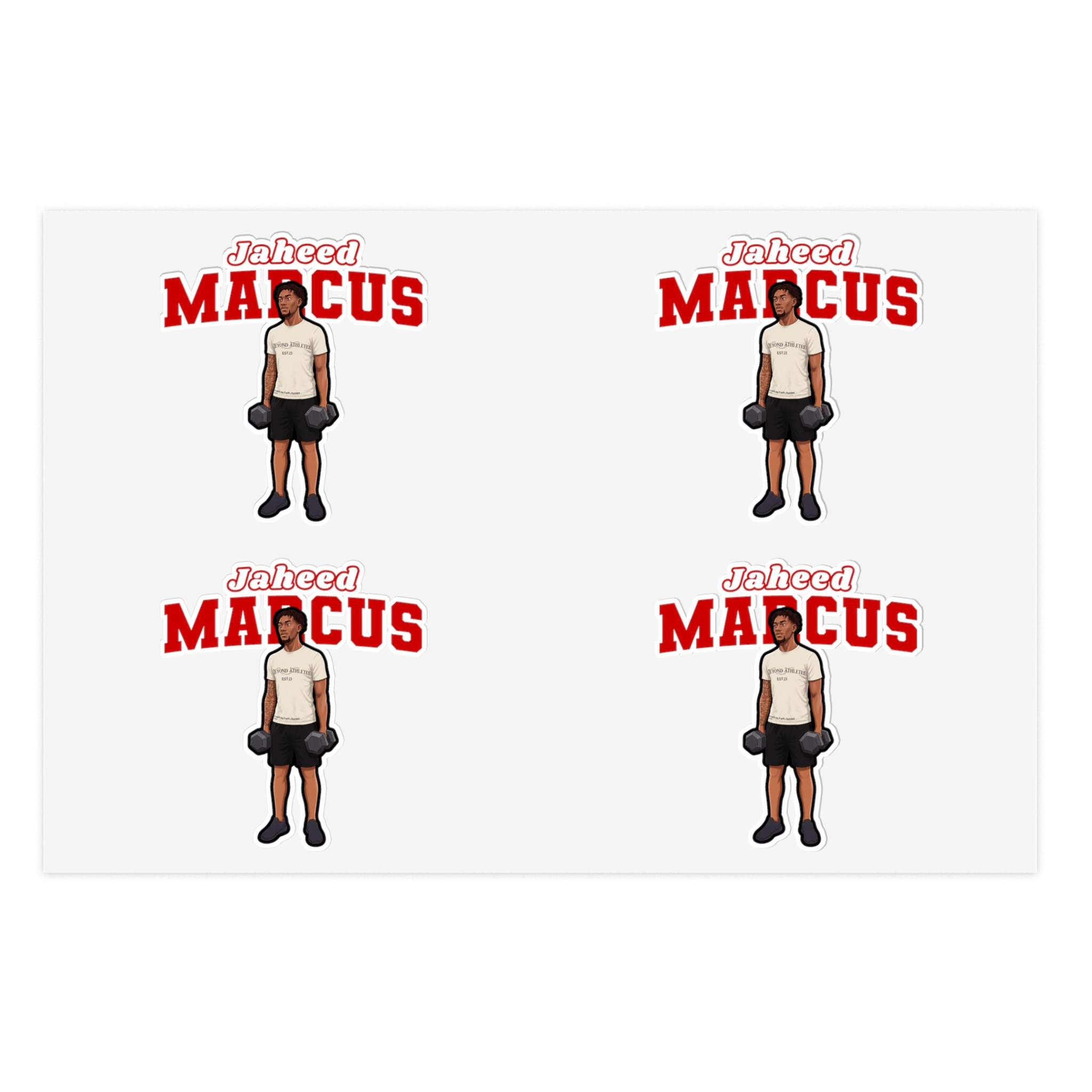 Sticker Sheet — character_name_arch in Classic