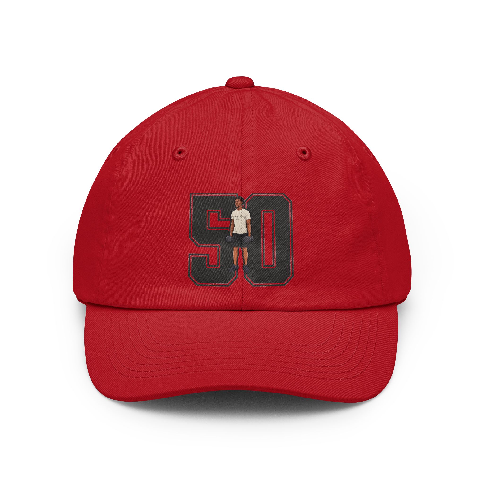 Classic Cap — character_number in Red