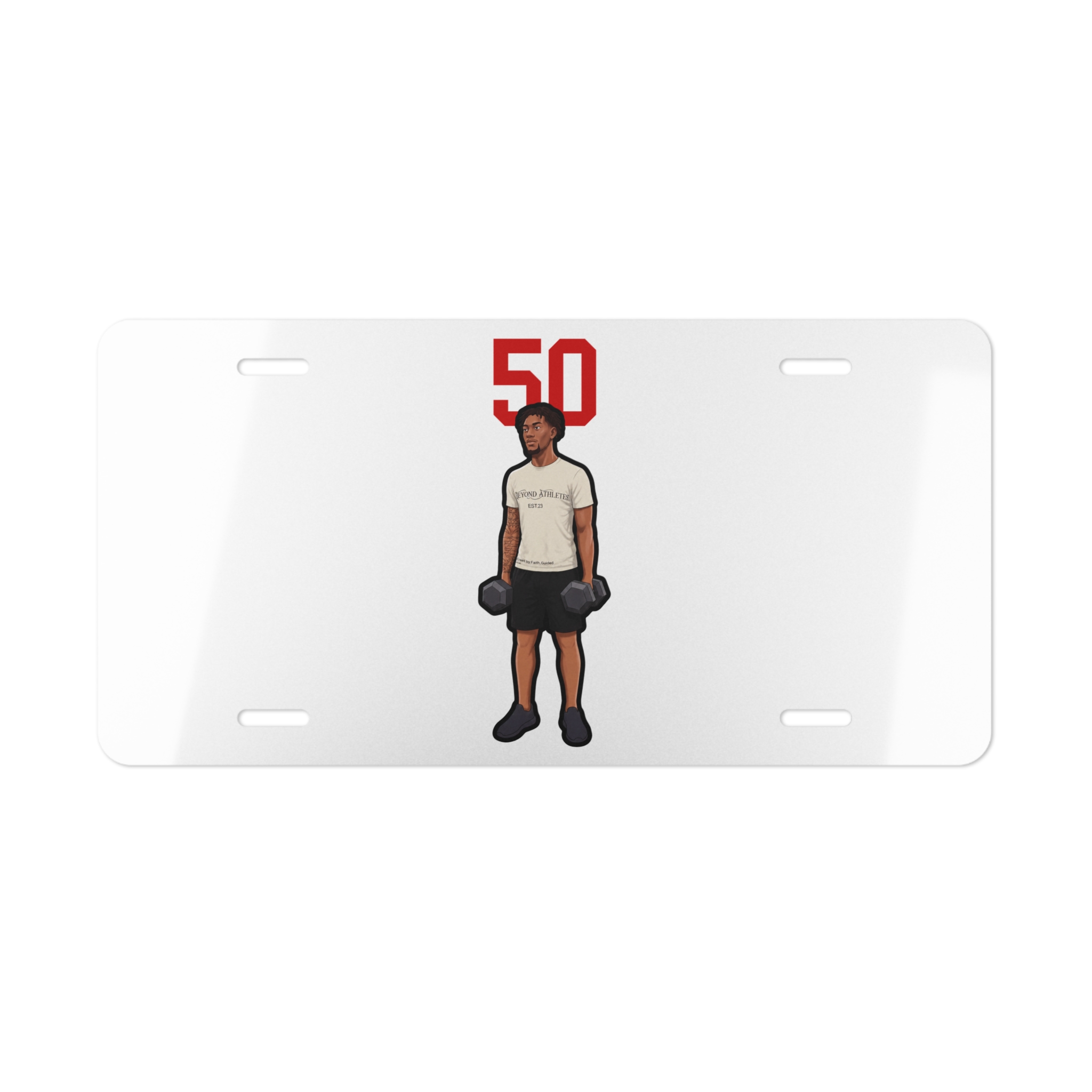 License Plate — character_number_top in Classic
