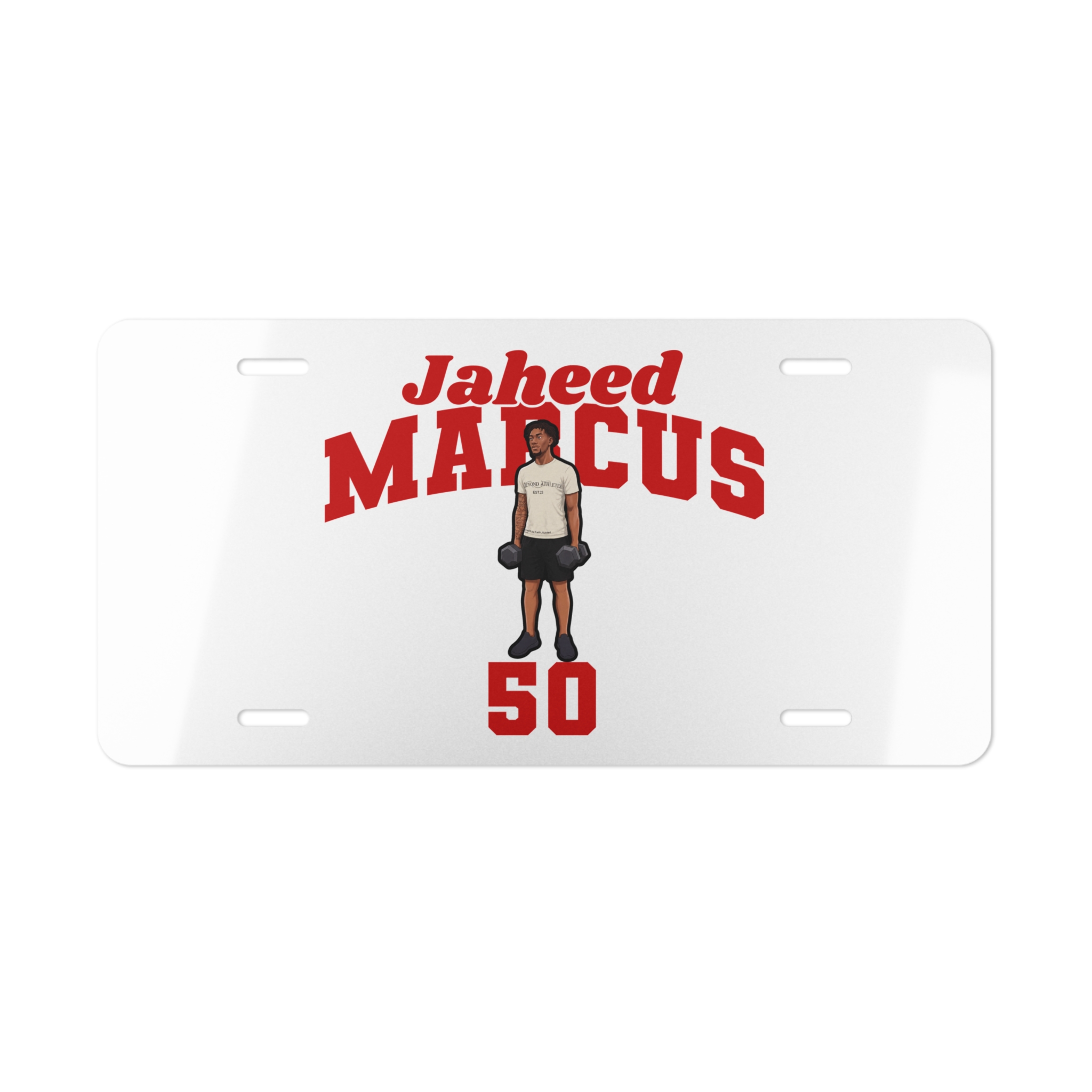 License Plate — character_signature_arch in Classic