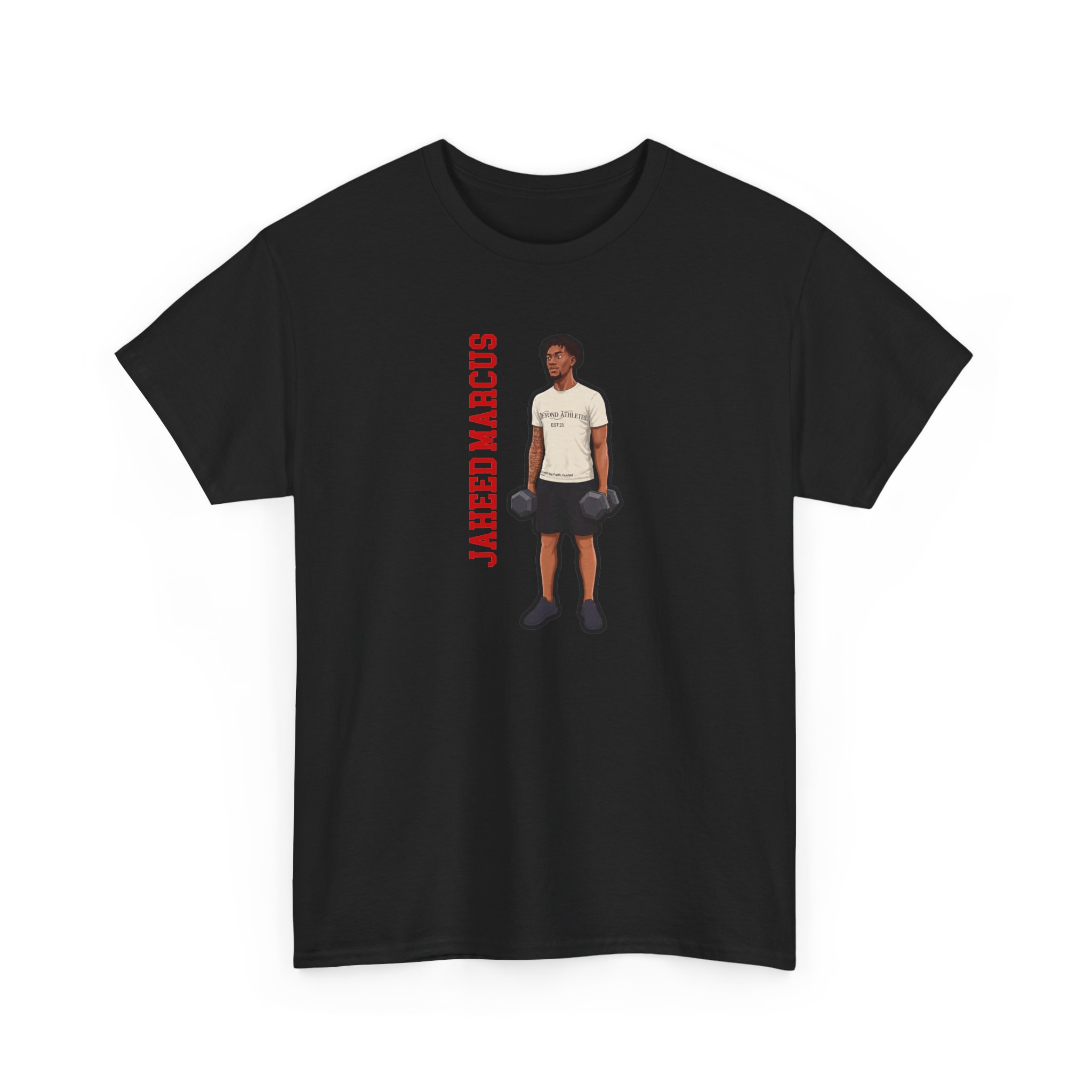 Tee — character_name_vertical in Black