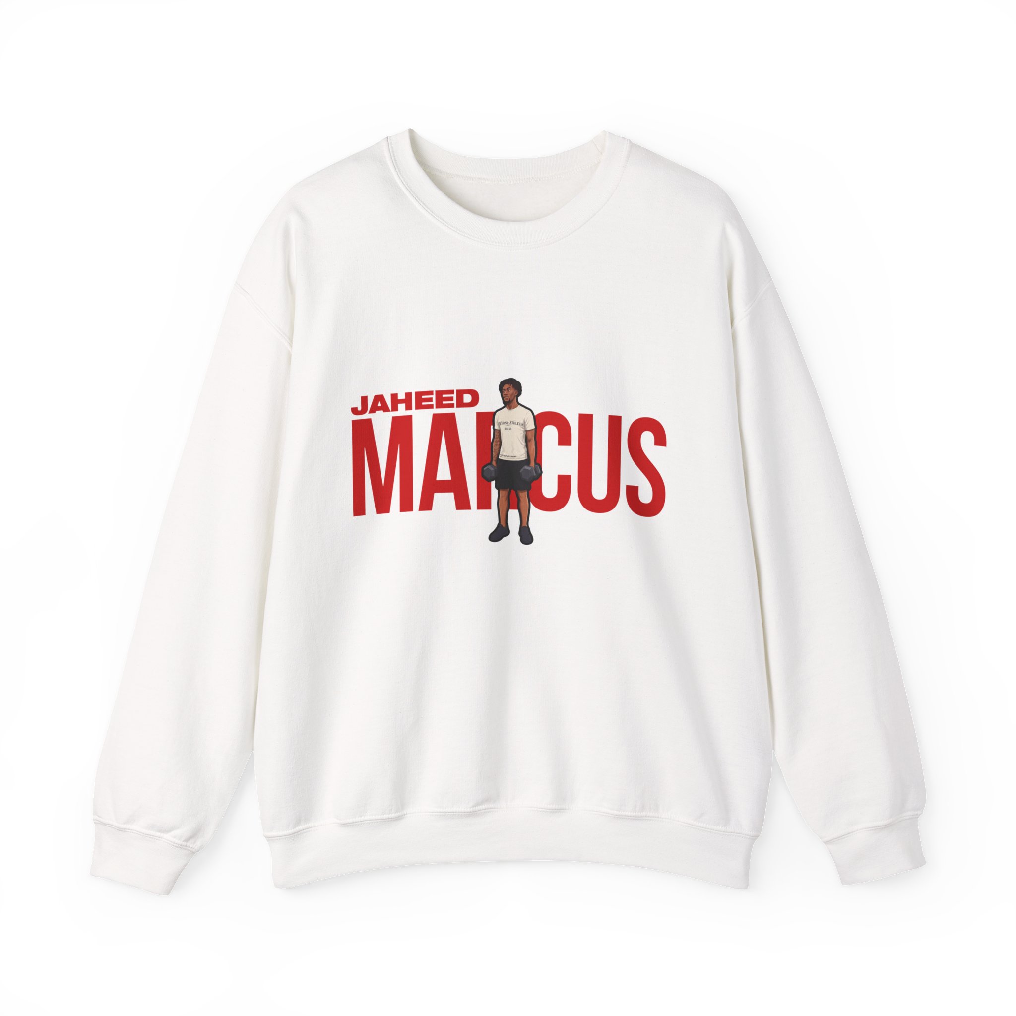 Crewneck Sweatshirt — character_player_name in White
