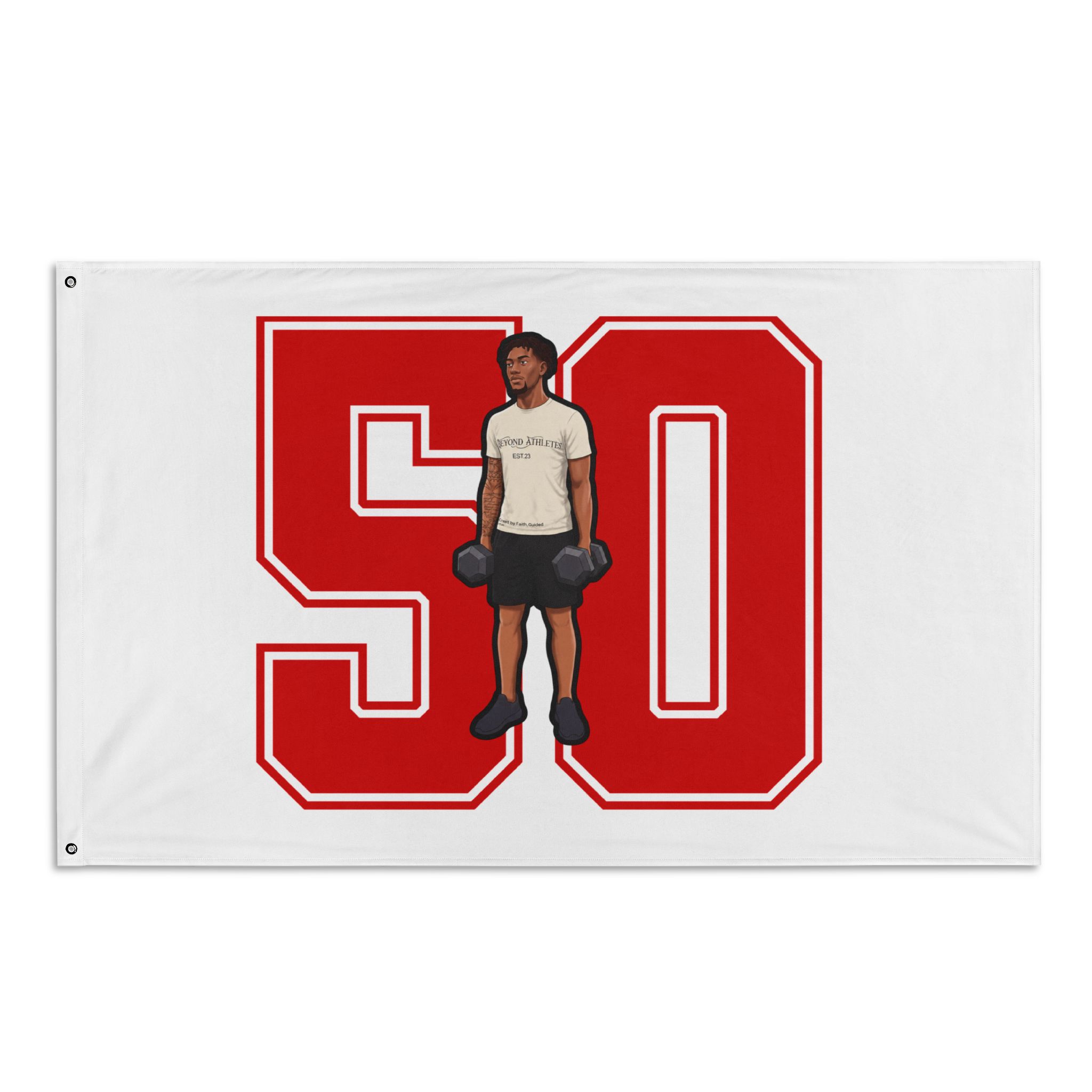 Flag (35 × 56 in) — character_number in Classic