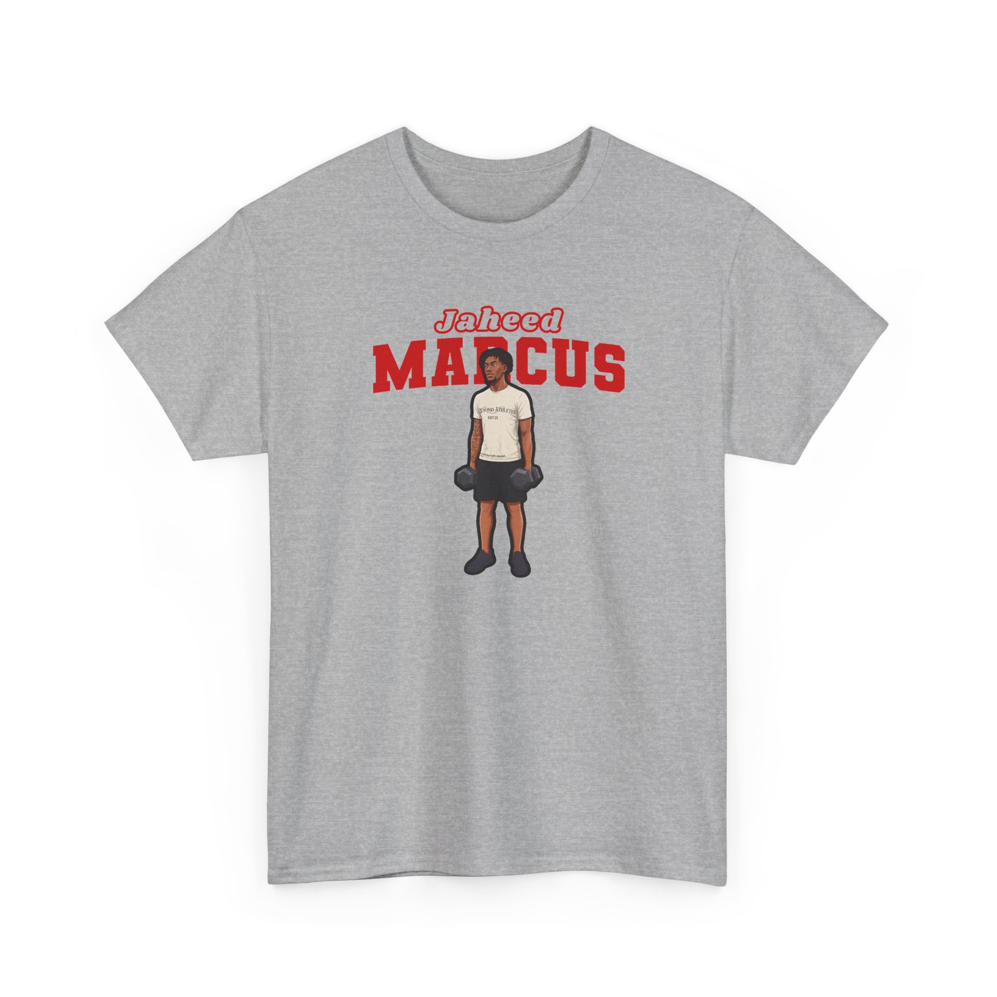 Tee — character_name_arch in Grey