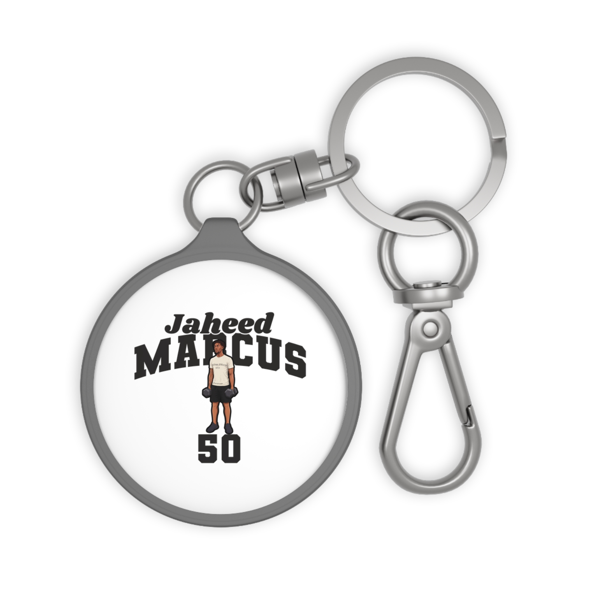 Keychain — character_signature_arch in Grey