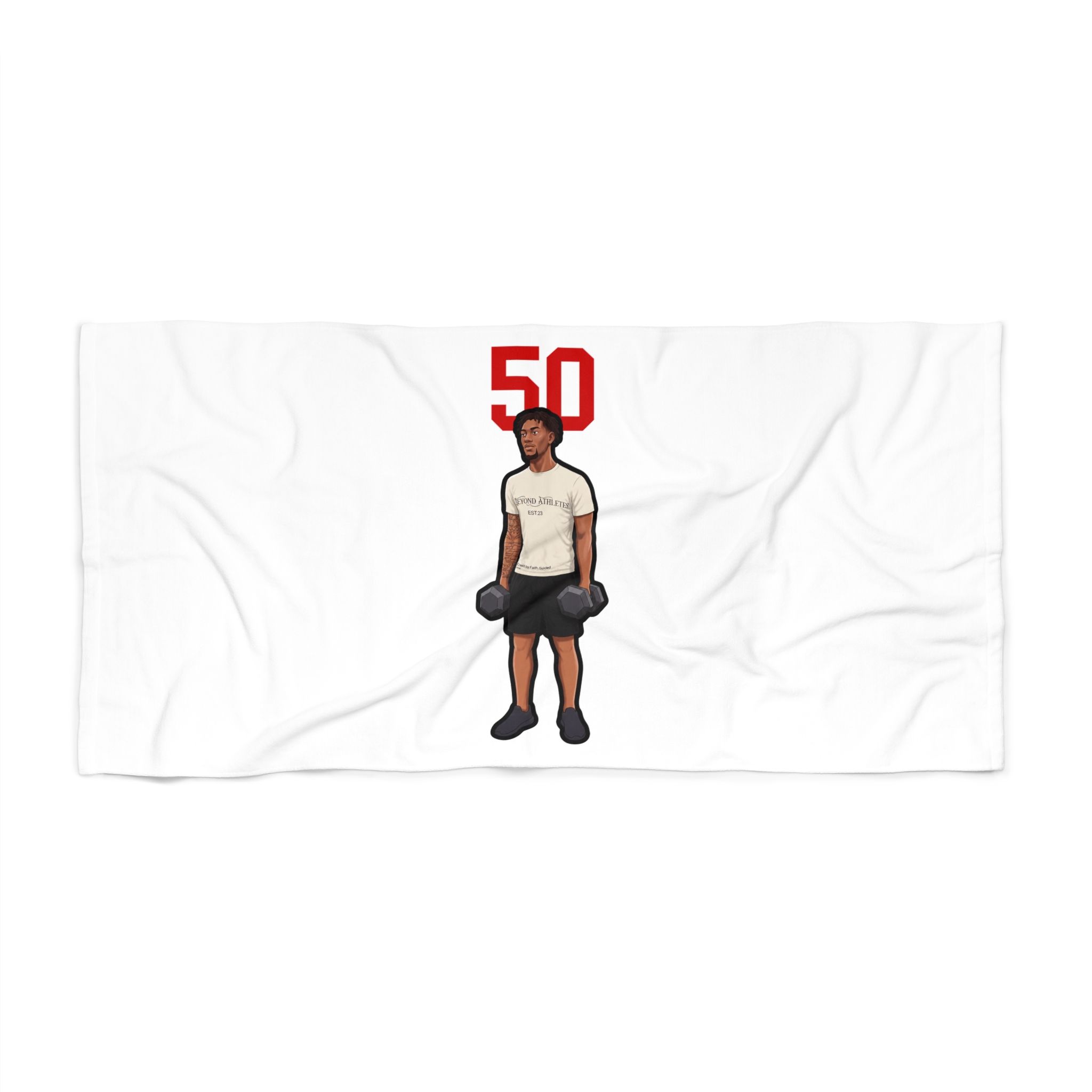 Beach Towel — character_number_top in Classic