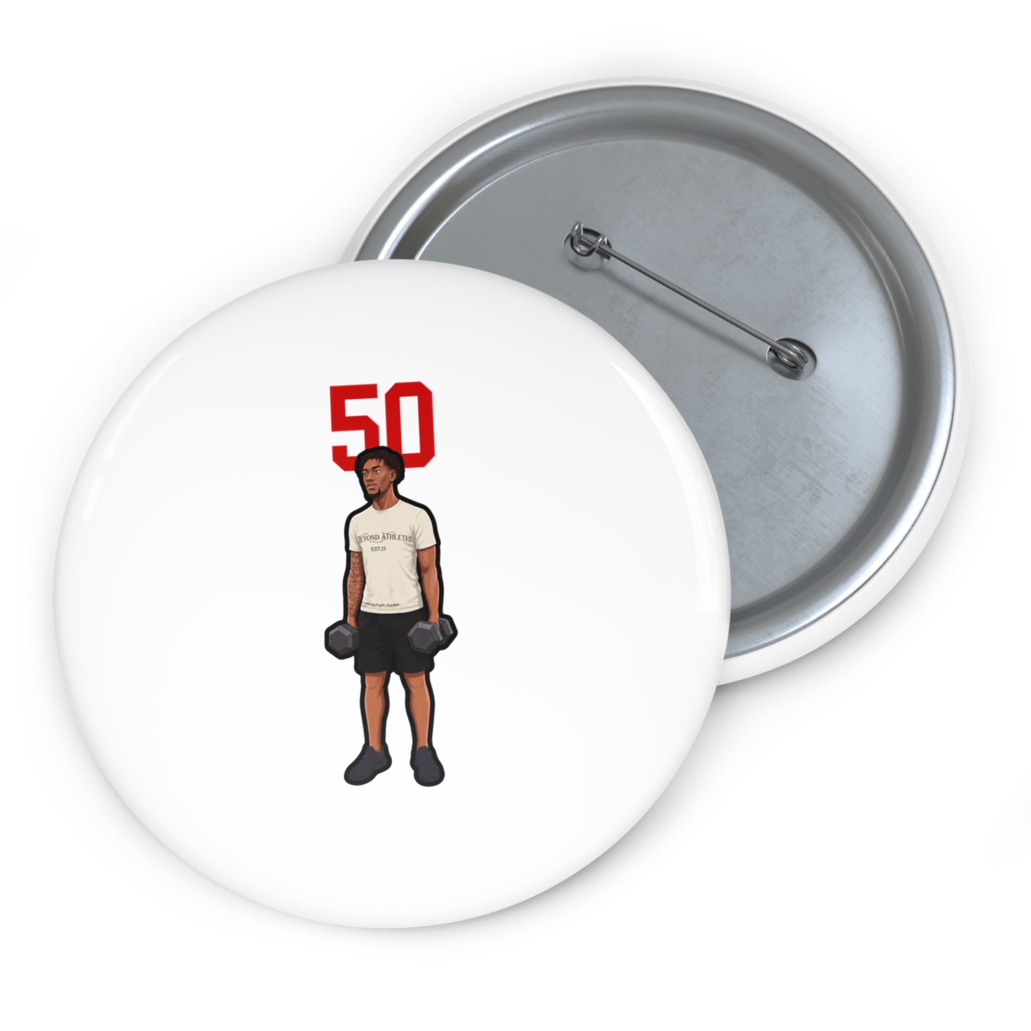 Game Day Pin — character_number_top in Classic