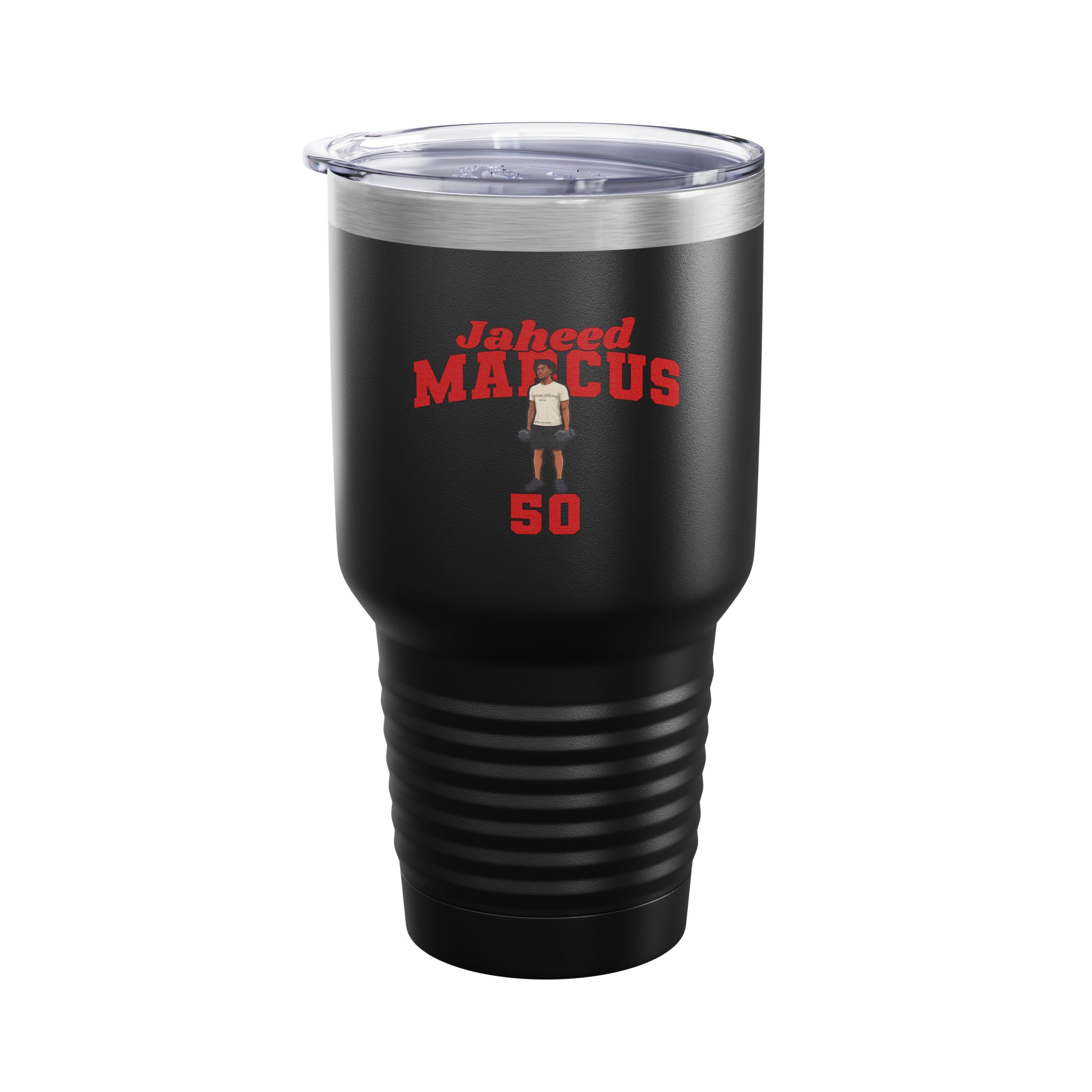 30oz Tumbler — character_signature_arch in Black