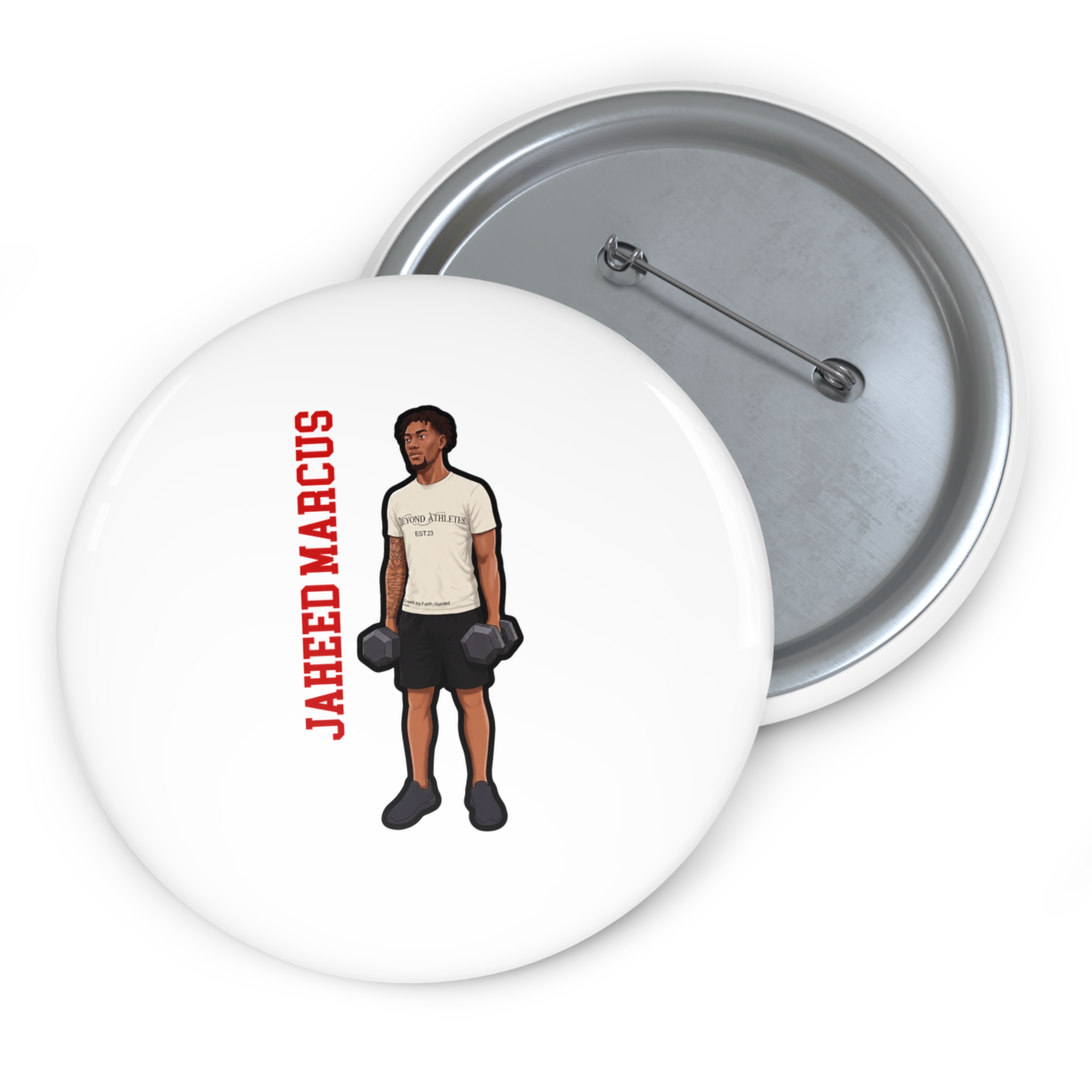 Game Day Pin — character_name_vertical in Classic