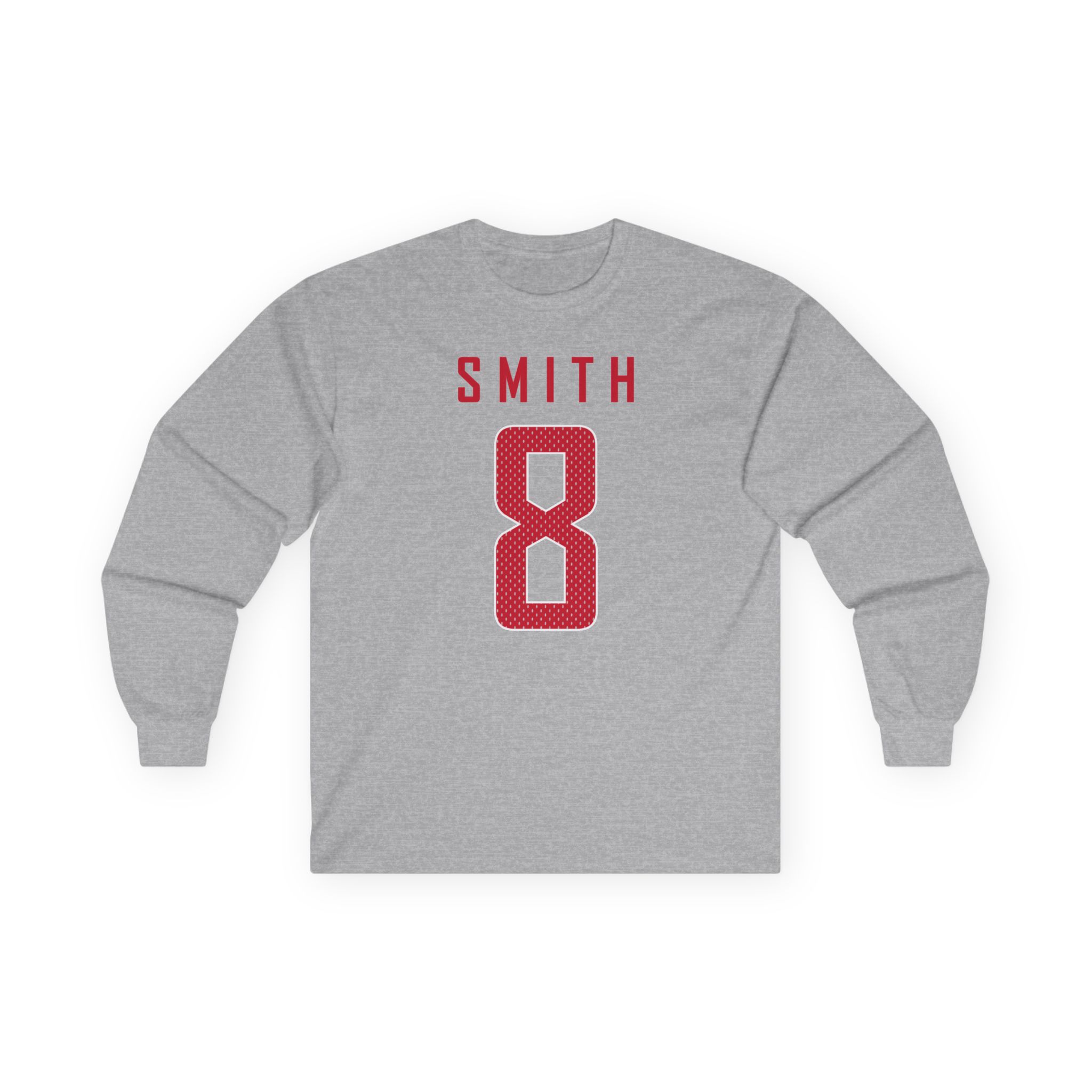 Long Sleeve Tee — mesh_shirsey in Grey