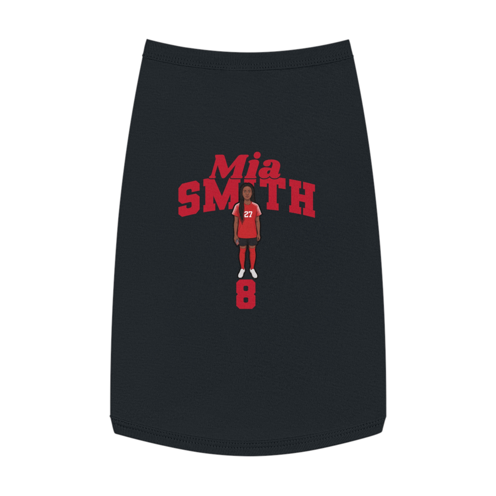 Pet Tank Top — character_signature_arch in White