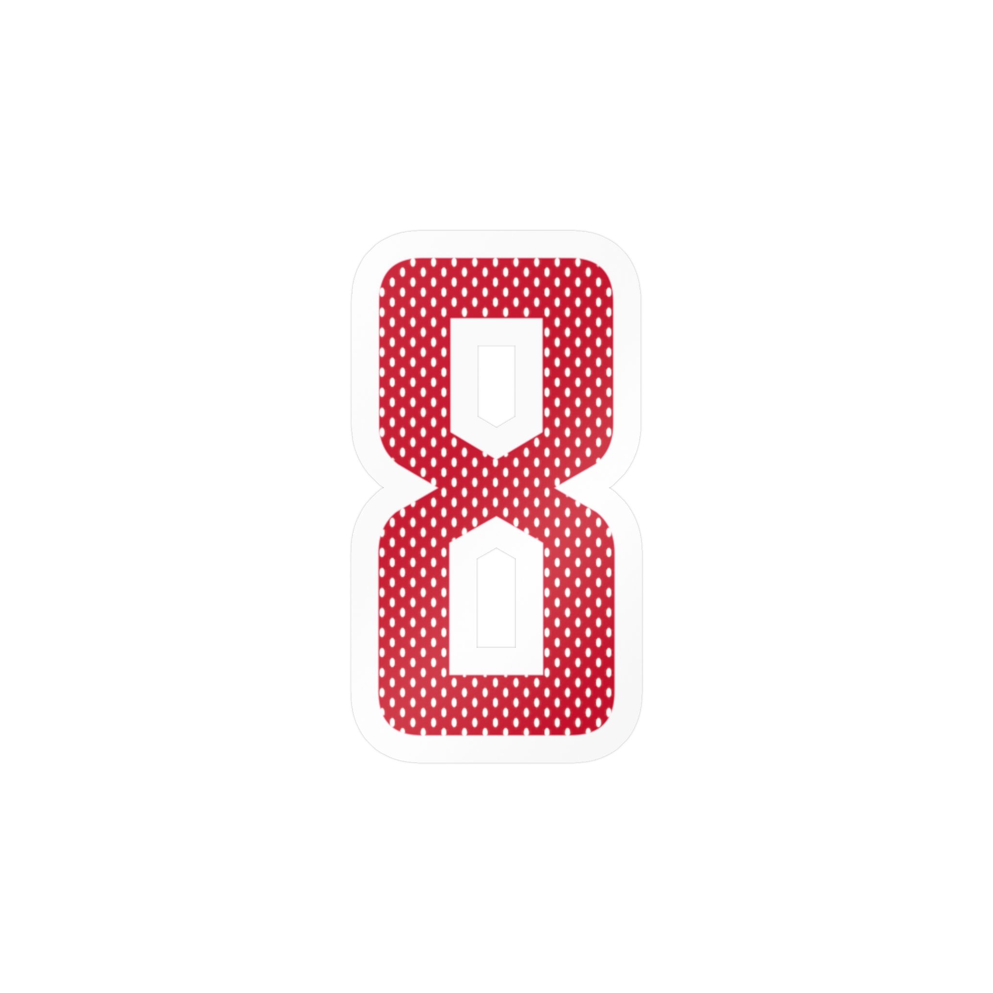 Vinyl Sticker — mesh_shirsey_number in Classic